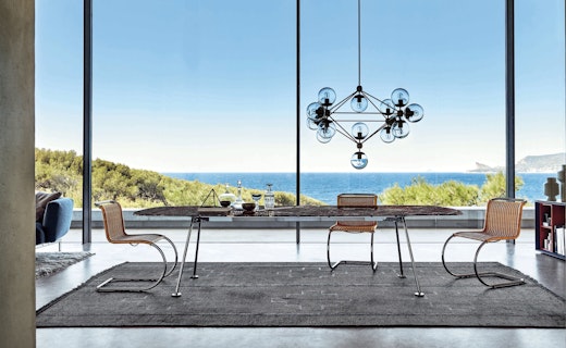 grasshopper high table piero lissoni dining table meeting table rosso rubino marble