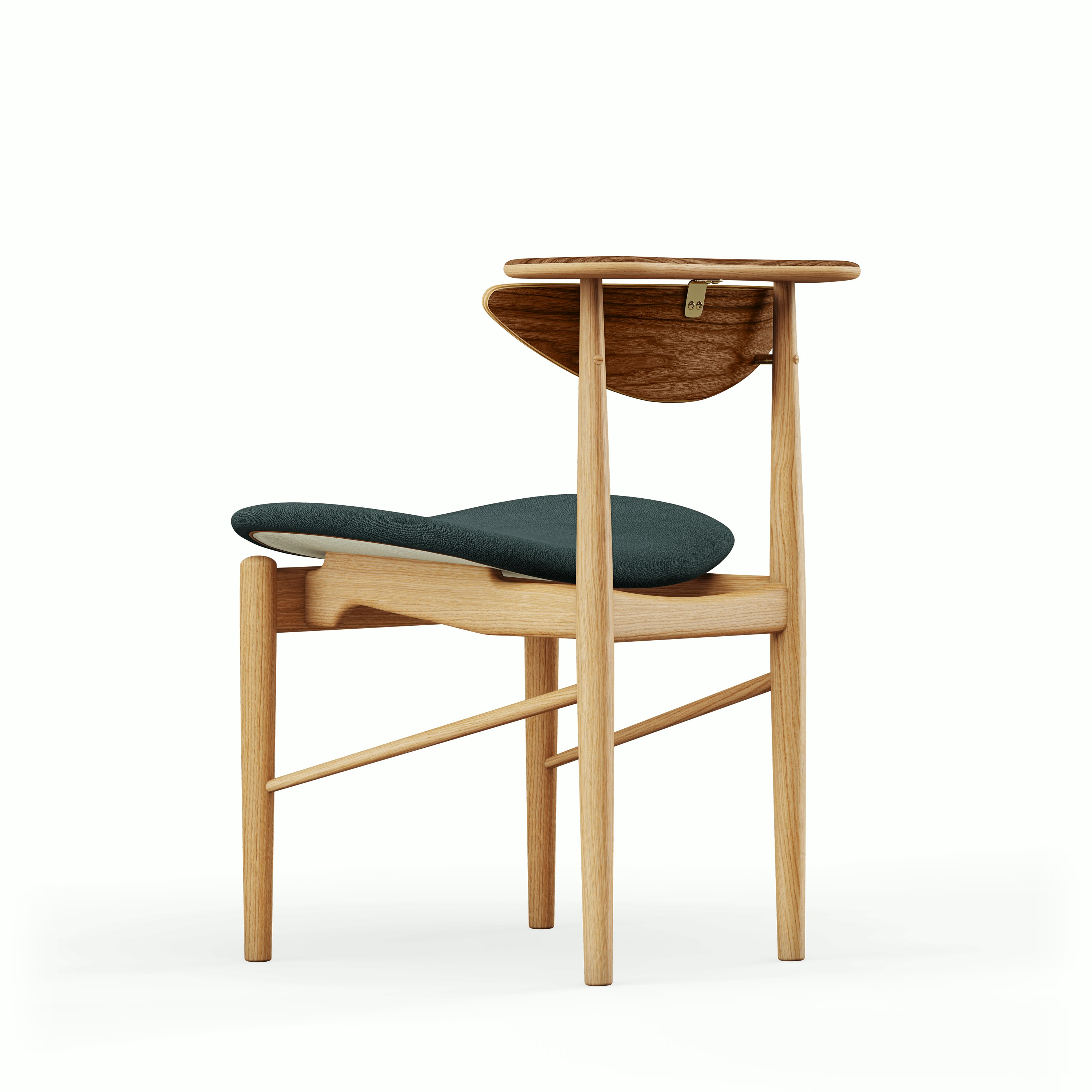 Reading Chair - Oak Dark Oil, Walnut, Vidar, 182 Graphite