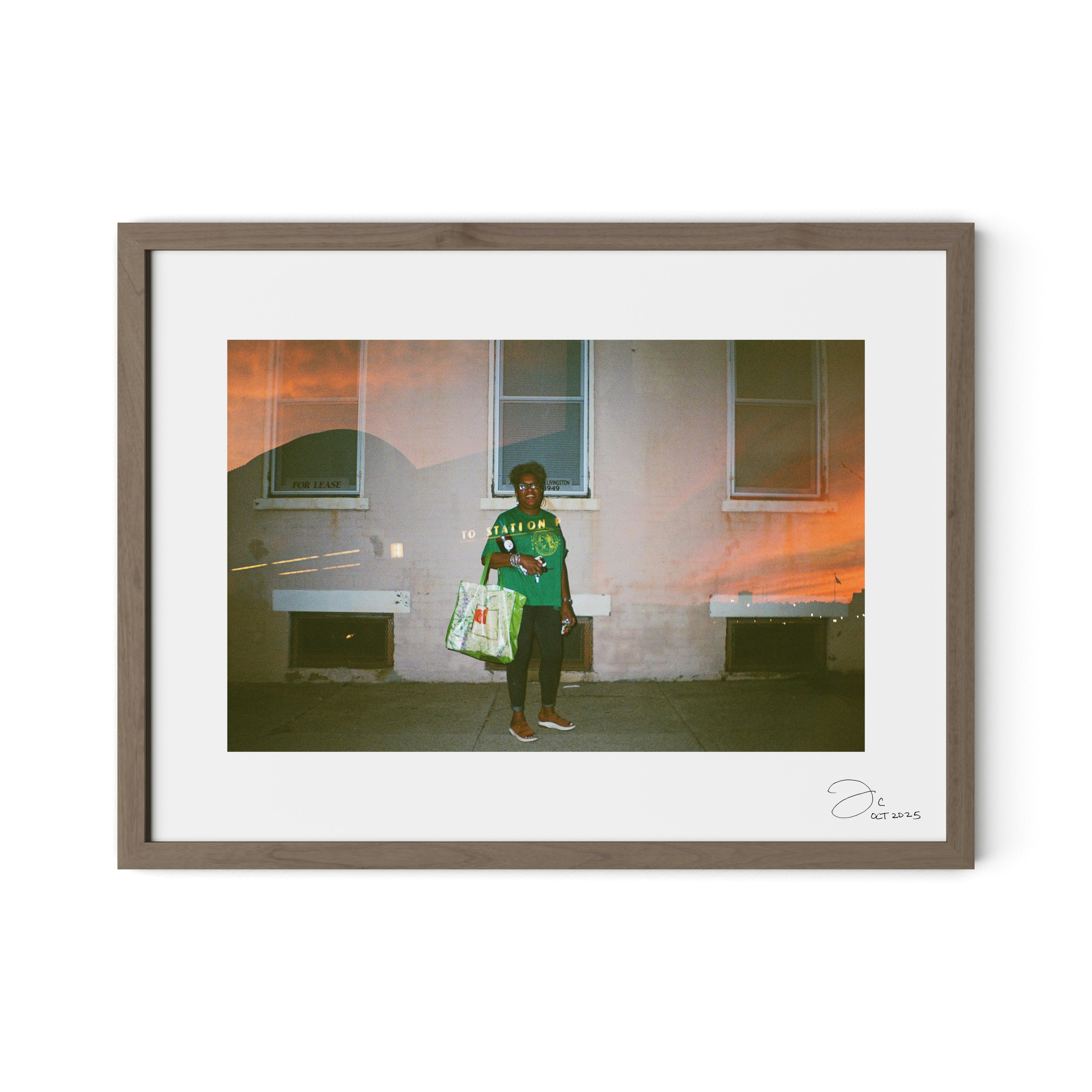 1800 Freeman - 18 x 24, Walnut