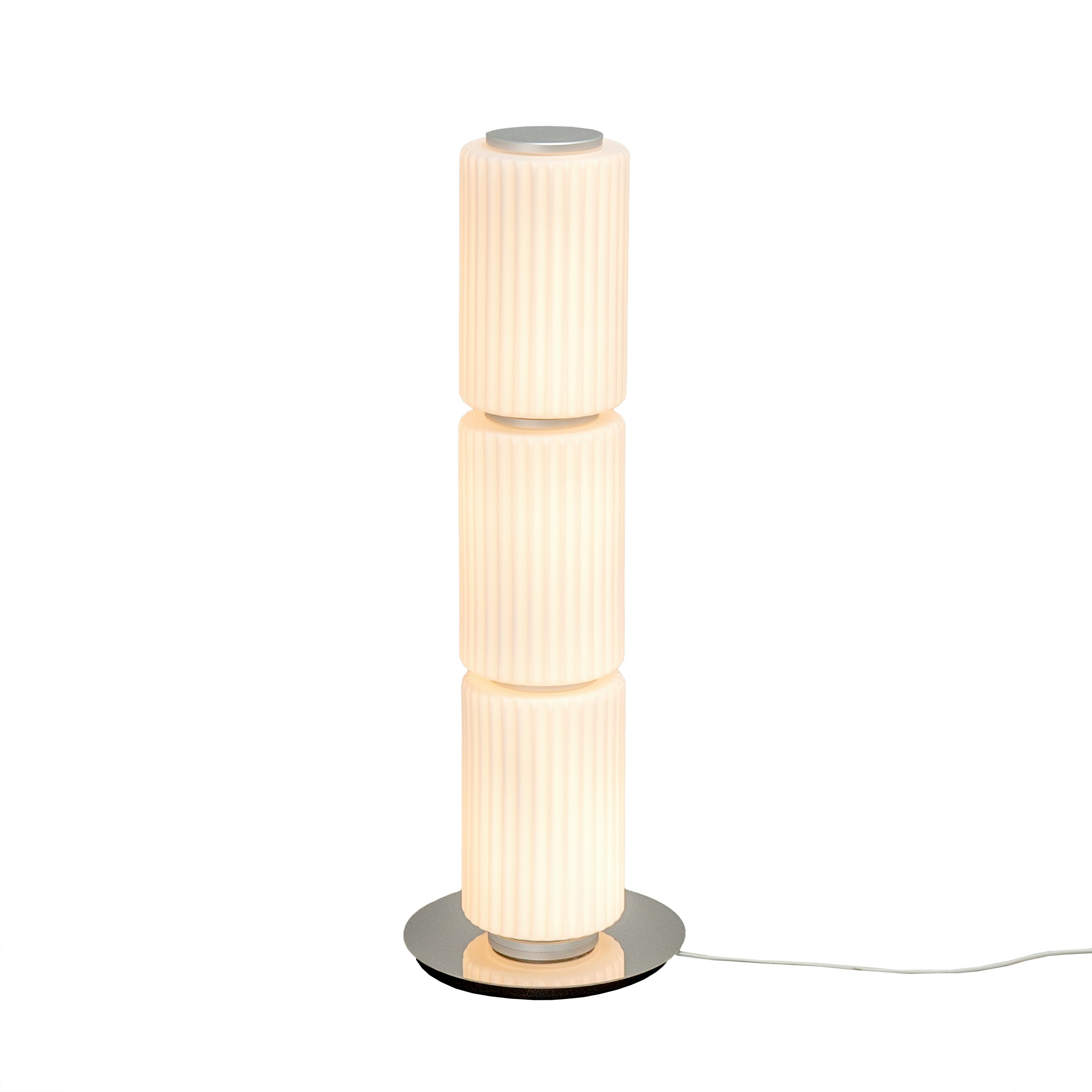 Column 175 Floor Lamp 3- Ivory&emsp;