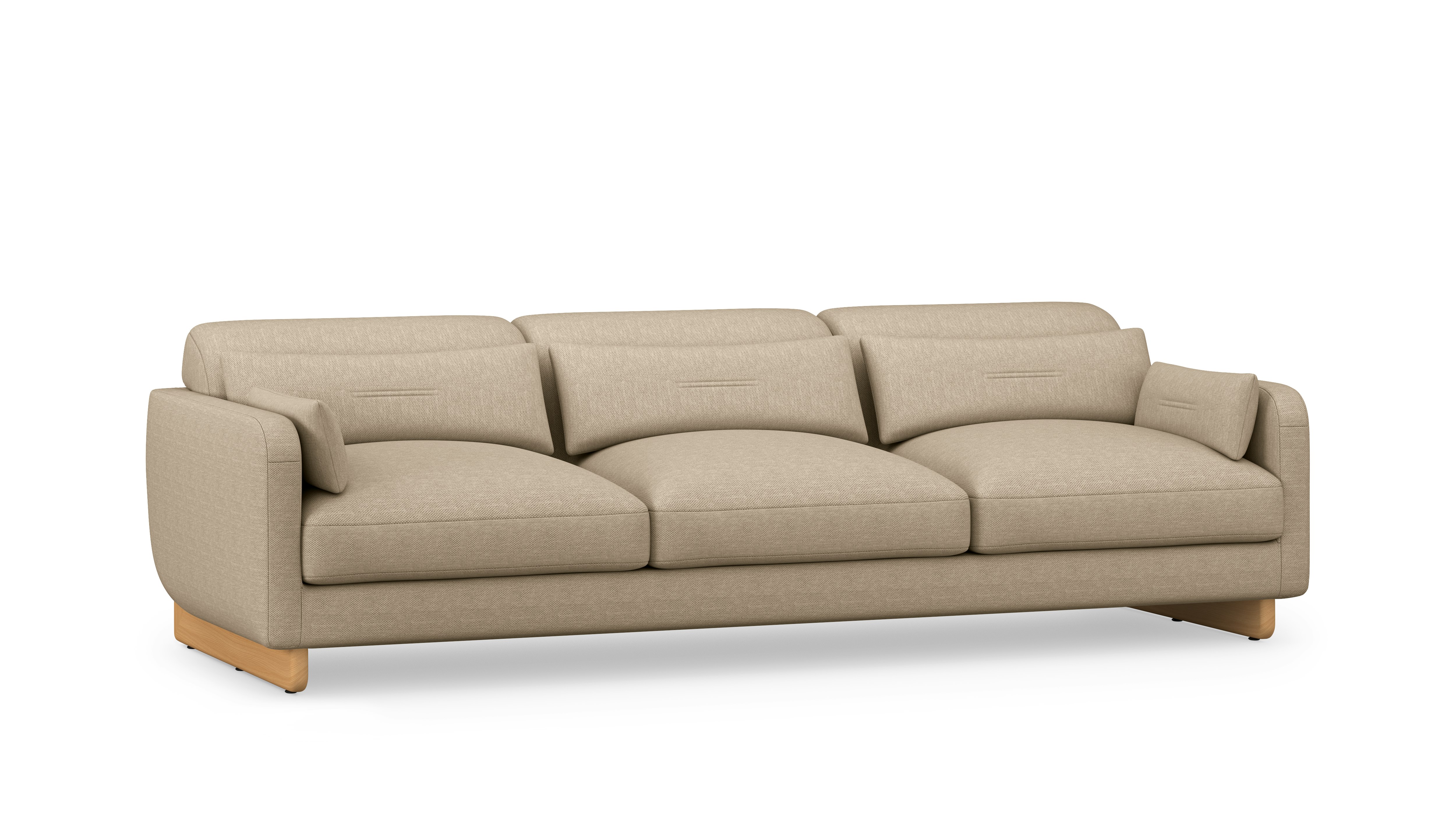 Contra Sofa - 99 Inch, Mode, Basket, Oak