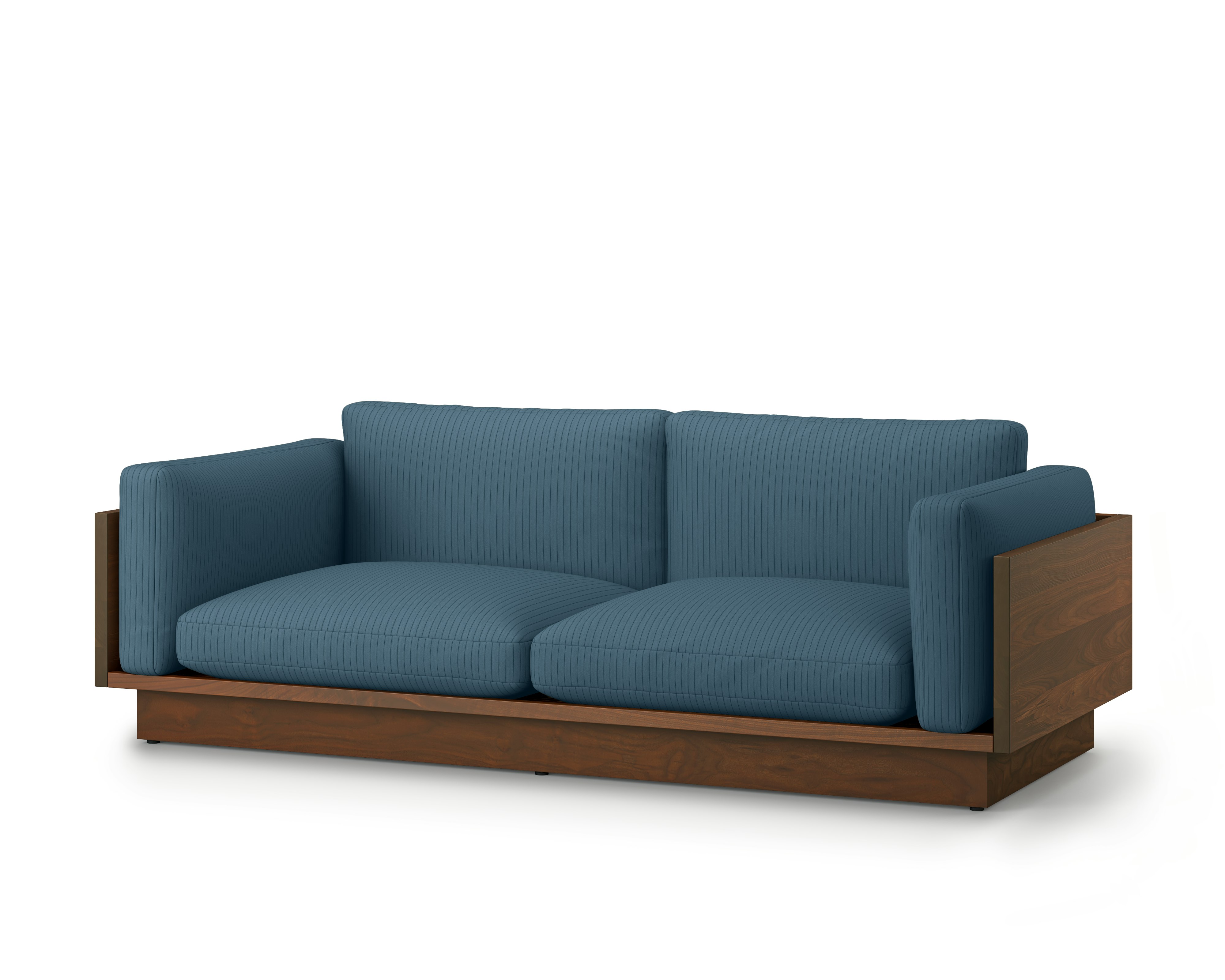 Pawson Drift Sofa - 93 inch , Passage, Mirage, Tudor Walnut