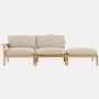 Terassi One Arm Sofa - Left Arm,  Smoke, FSC Certified