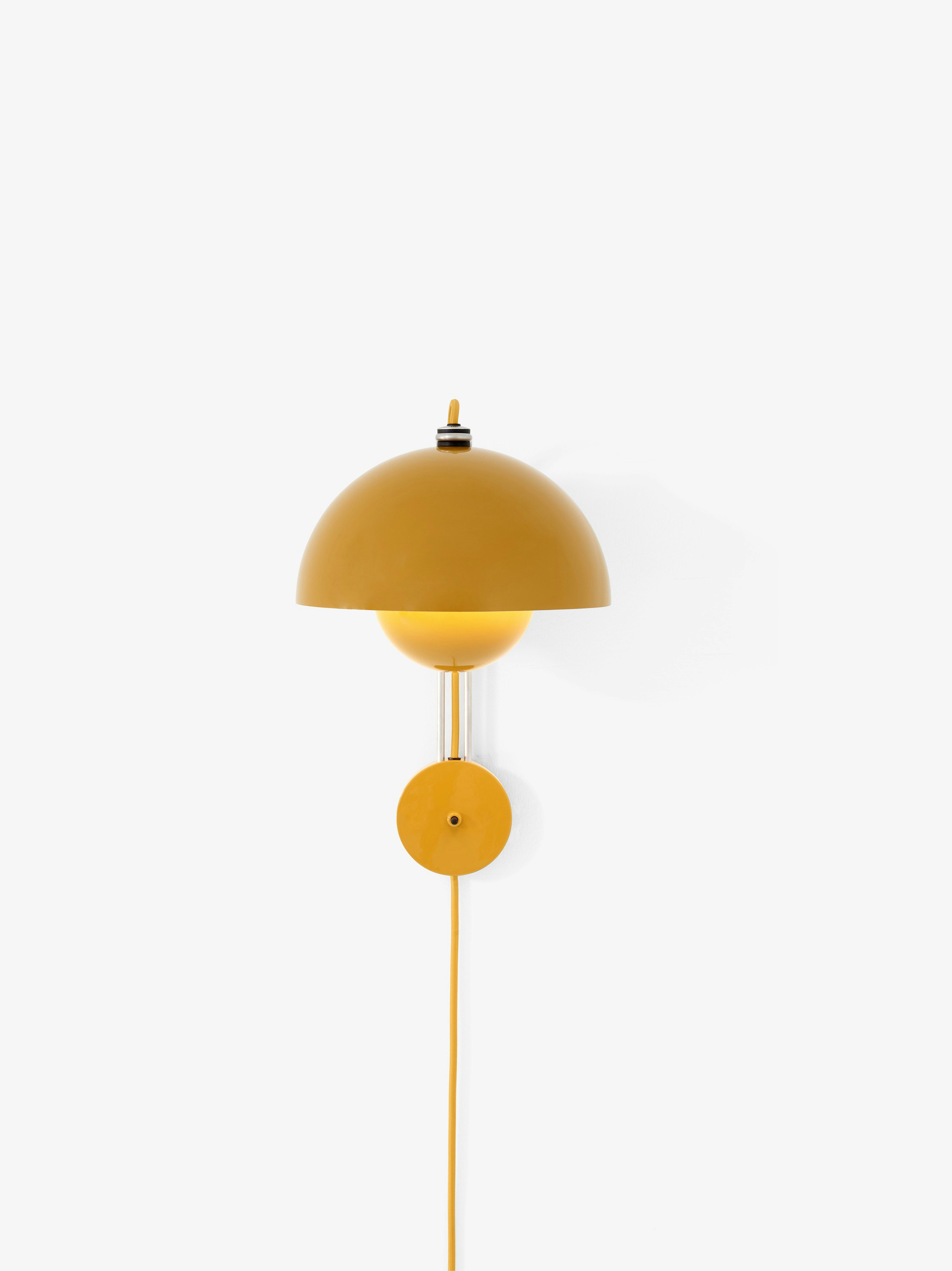 Flowerpot Sconce - Mustard