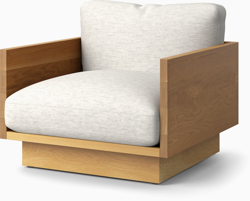 Pawson Drift Lounge Chair - Luce, Brioche, White Oak