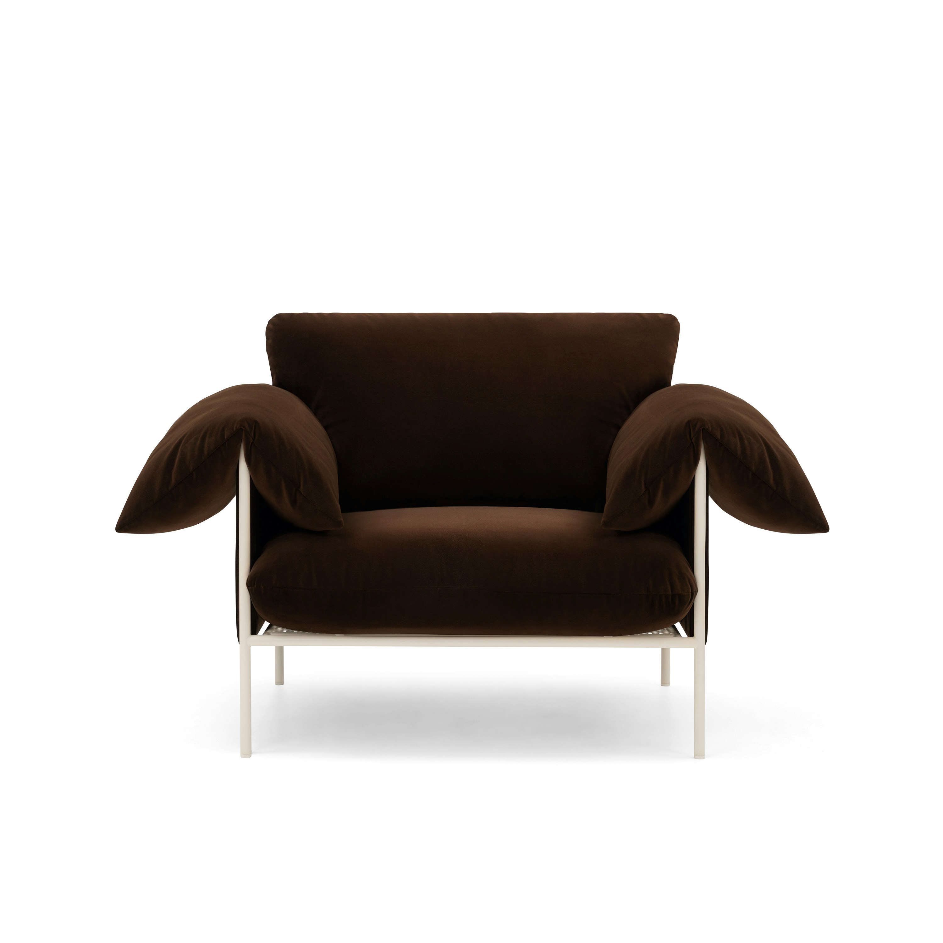 Alva Occasional Chair Nougat Frame Avalon Piccolo