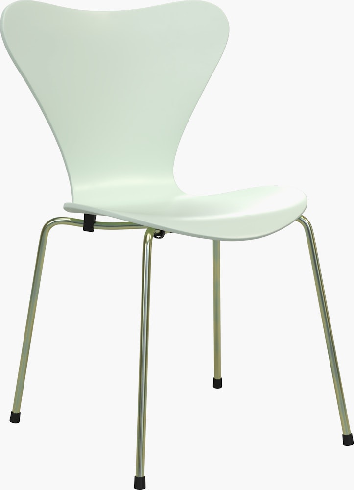 Series 7 Chair - Lacquered, 7:14 AM Green, Rainbow Steel