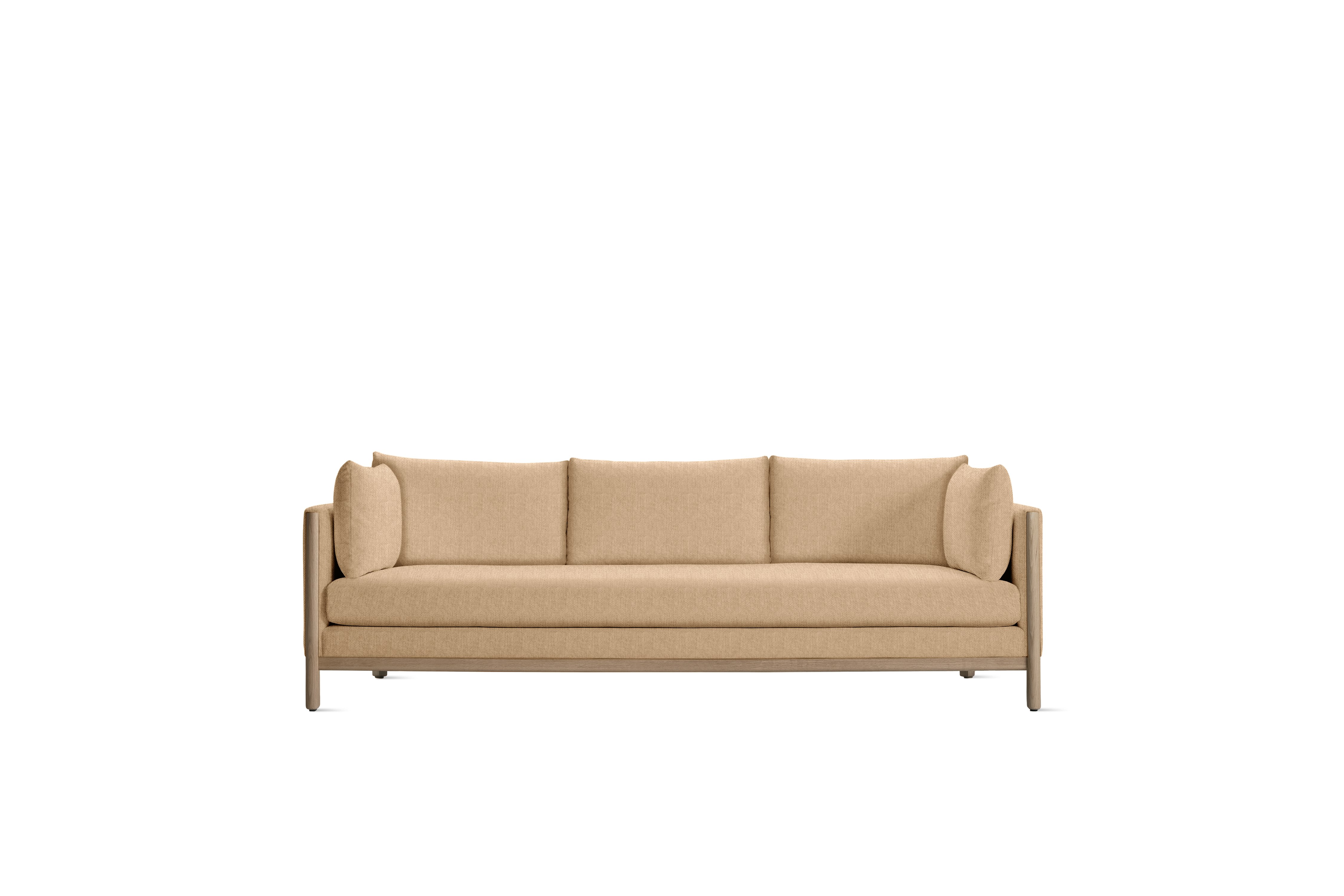 Emmy Sofa, 92 In, Mode, Camel, Oak