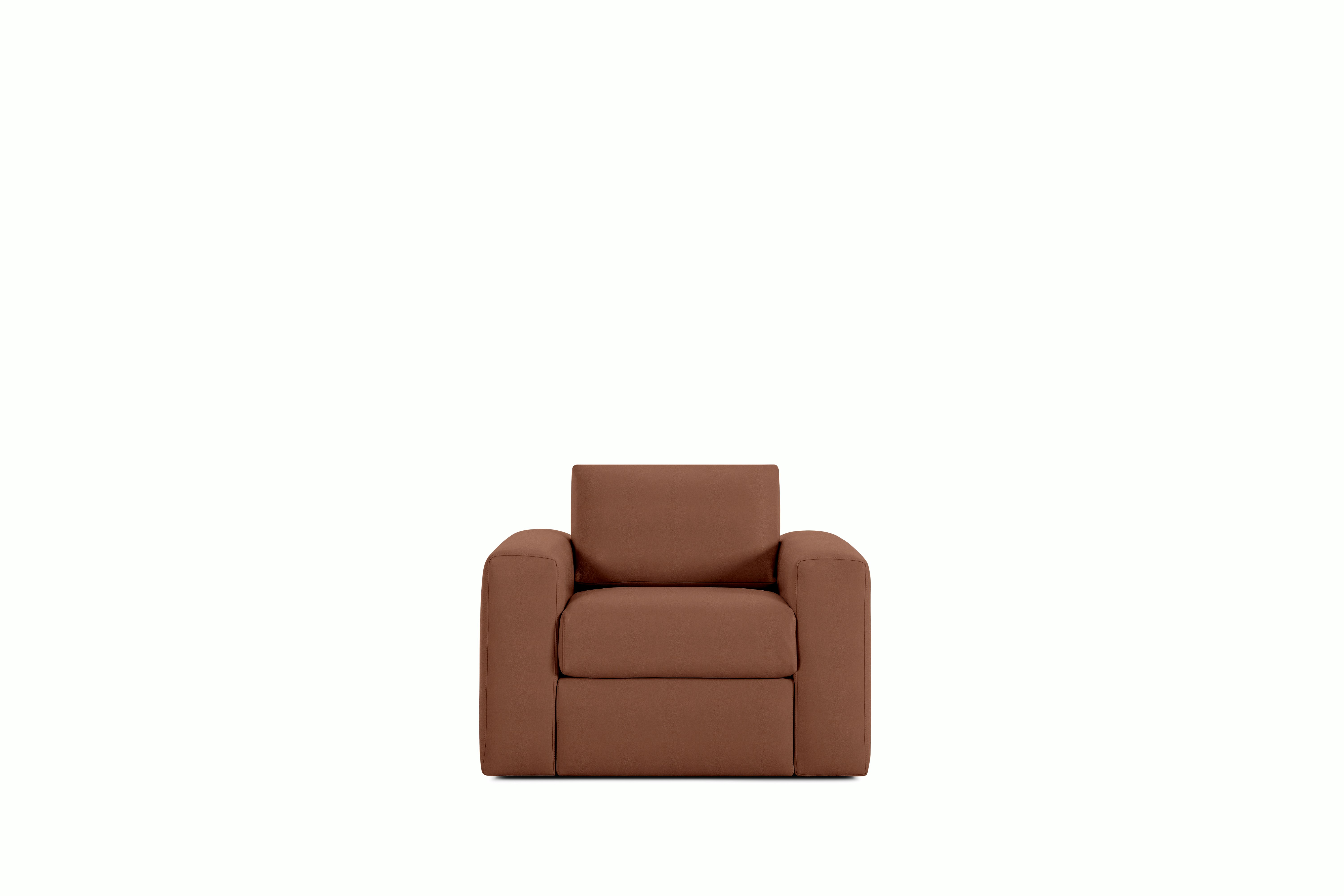 Irvin Armchair - Swivel,  Vienna Leather,  Cognac
