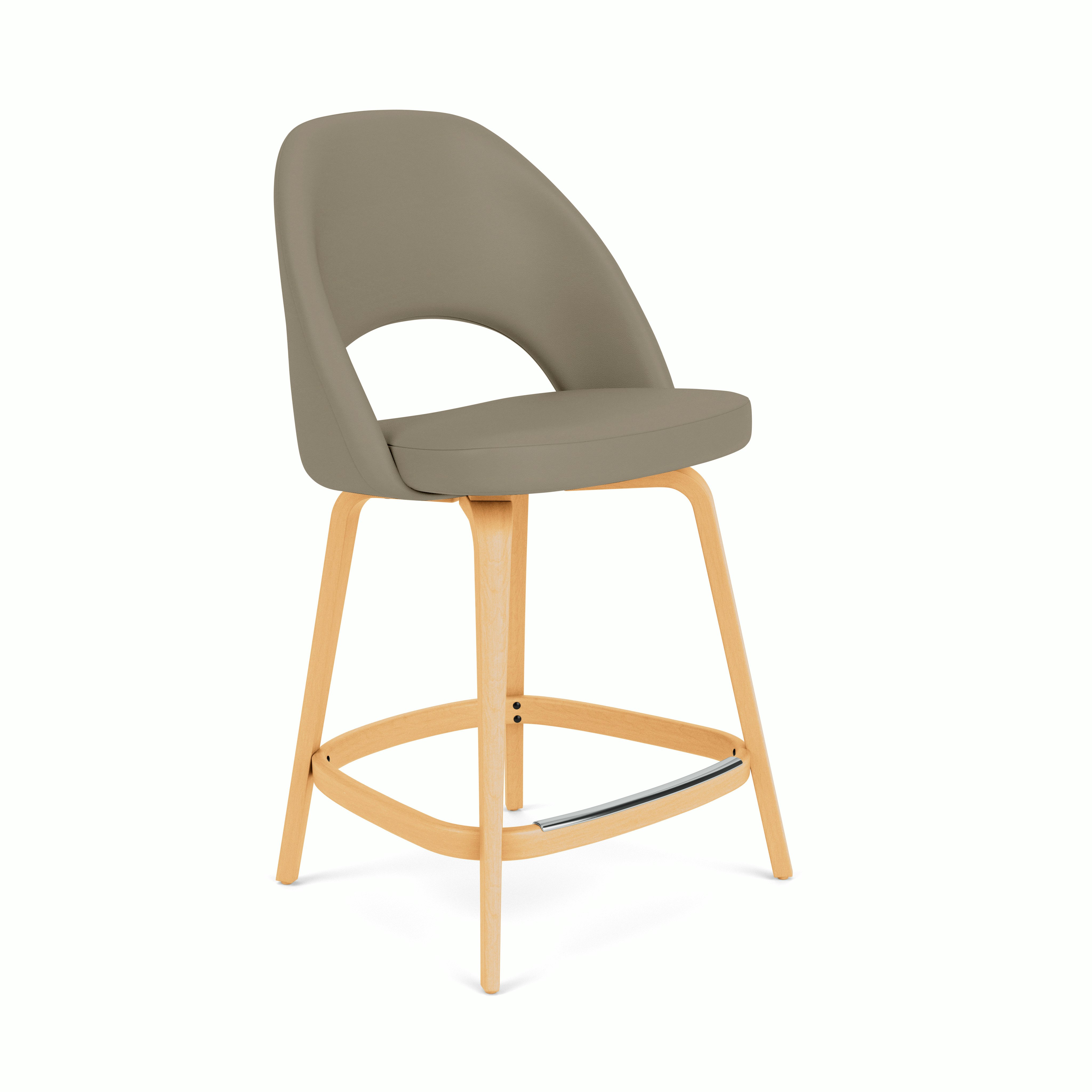 Saarinen Executive Stool - Counter Height,  Prairie,  Coyote,  Oak