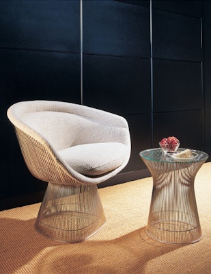 Platner Lounge Chair and Table