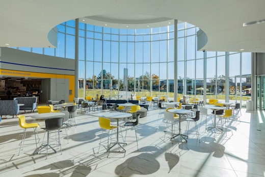 higher education rose state college student union pixel table rockwell unscripted collection saarinen side table bertoia molded shell barstool k lounge with back