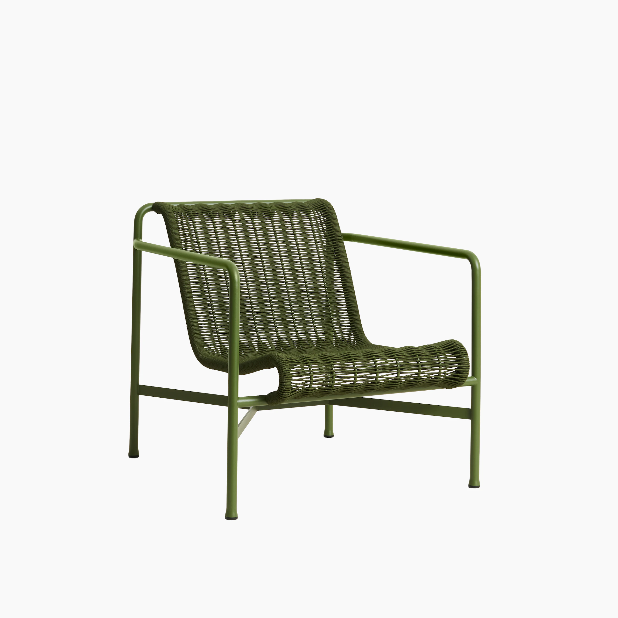 Palissade Cord Lounge Chair - Low Back, Olive