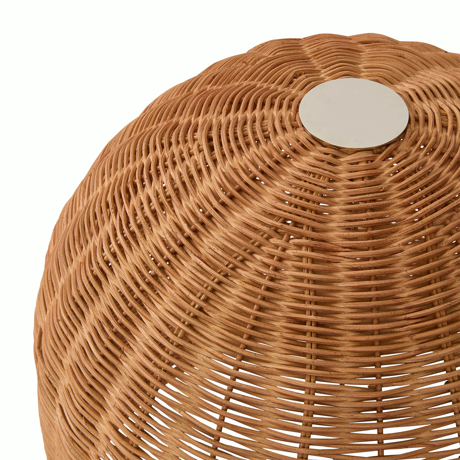 Bell Wicker Table Lamp