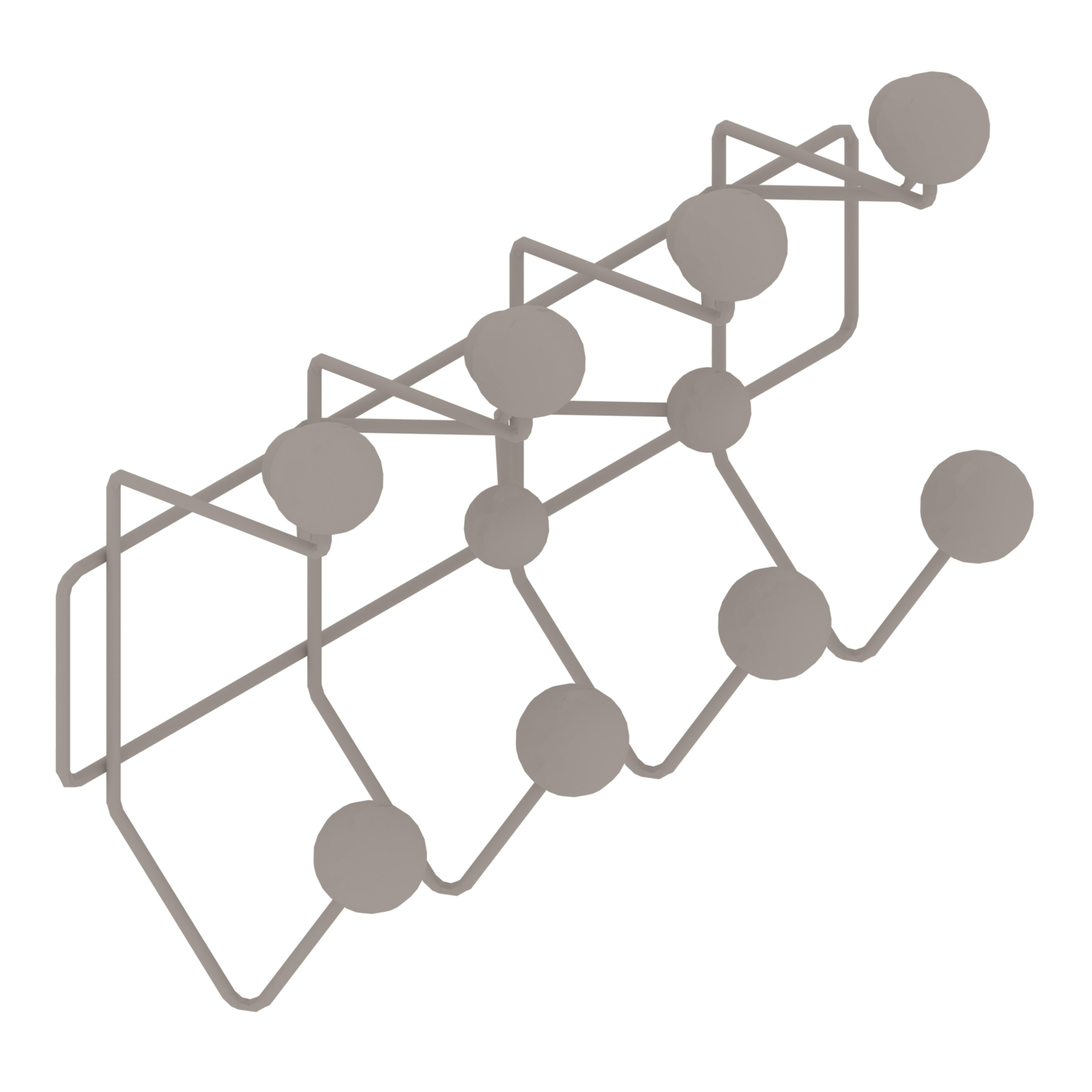 A generic rendering - Eames Hang-It-All