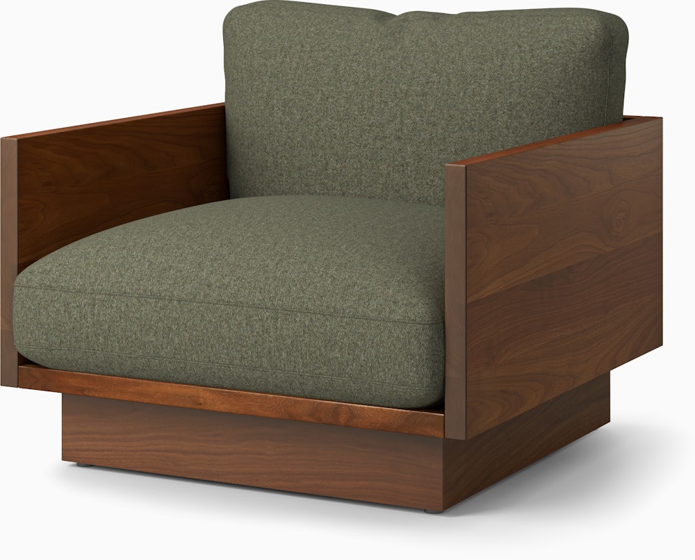 Pawson Drift Lounge Chair - Luce, Agrarian, Tudor Walnut
