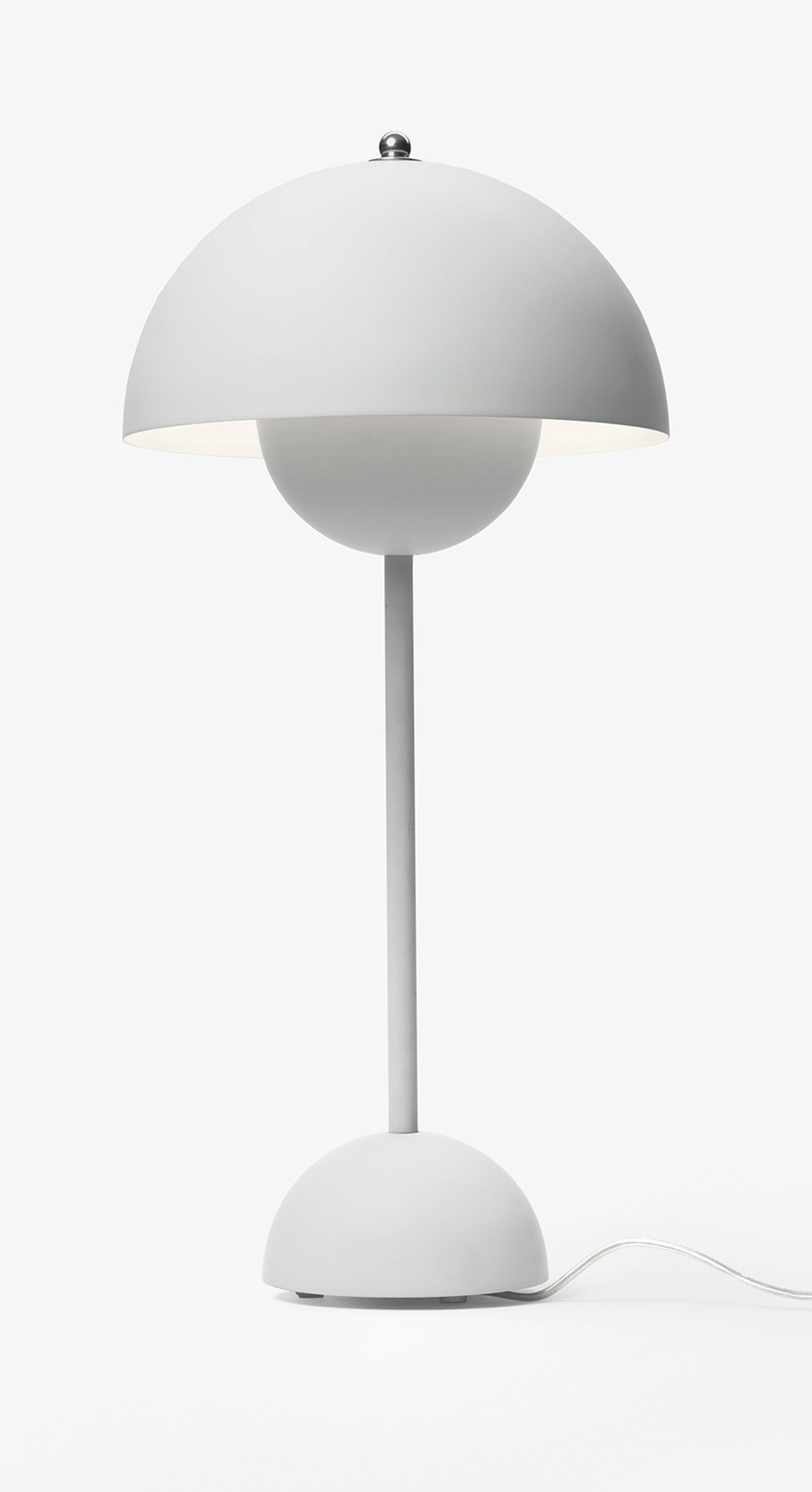 VP3 Flowerpot Table Lamp - Light Matte Grey