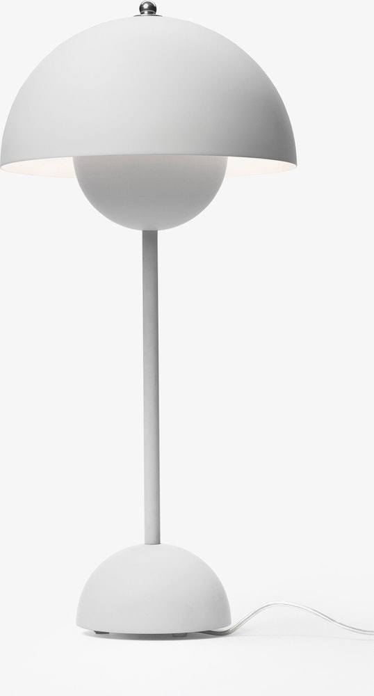 VP3 Flowerpot Table Lamp - Light Matte Grey