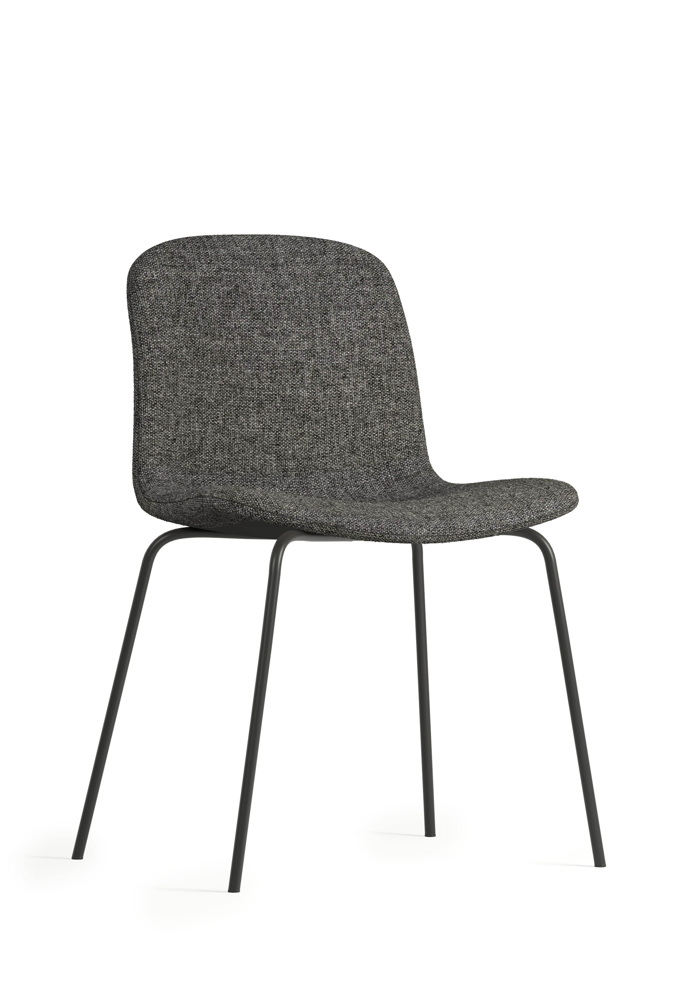 Bacco Chair - Space,  605 Flint,  Black Tubular Steel