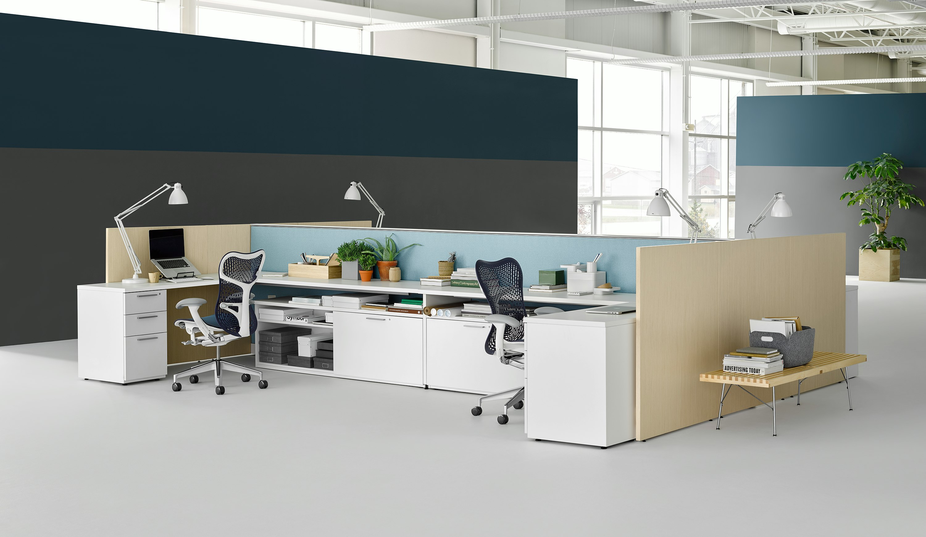 Tu Wood Storage with Canvas Office Landscape