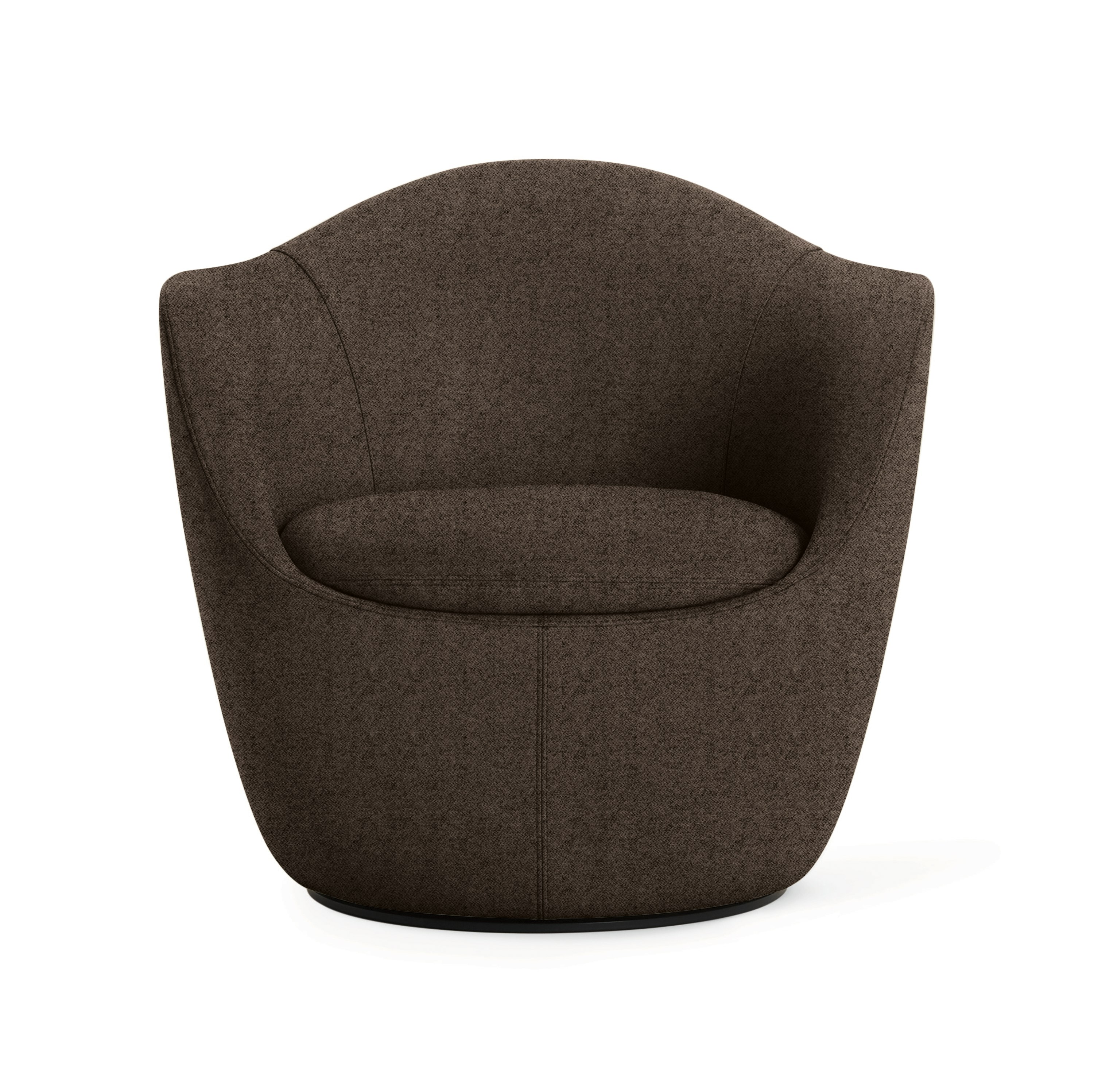 L&iacute;na Swivel Chair - Pecora, Chocolate