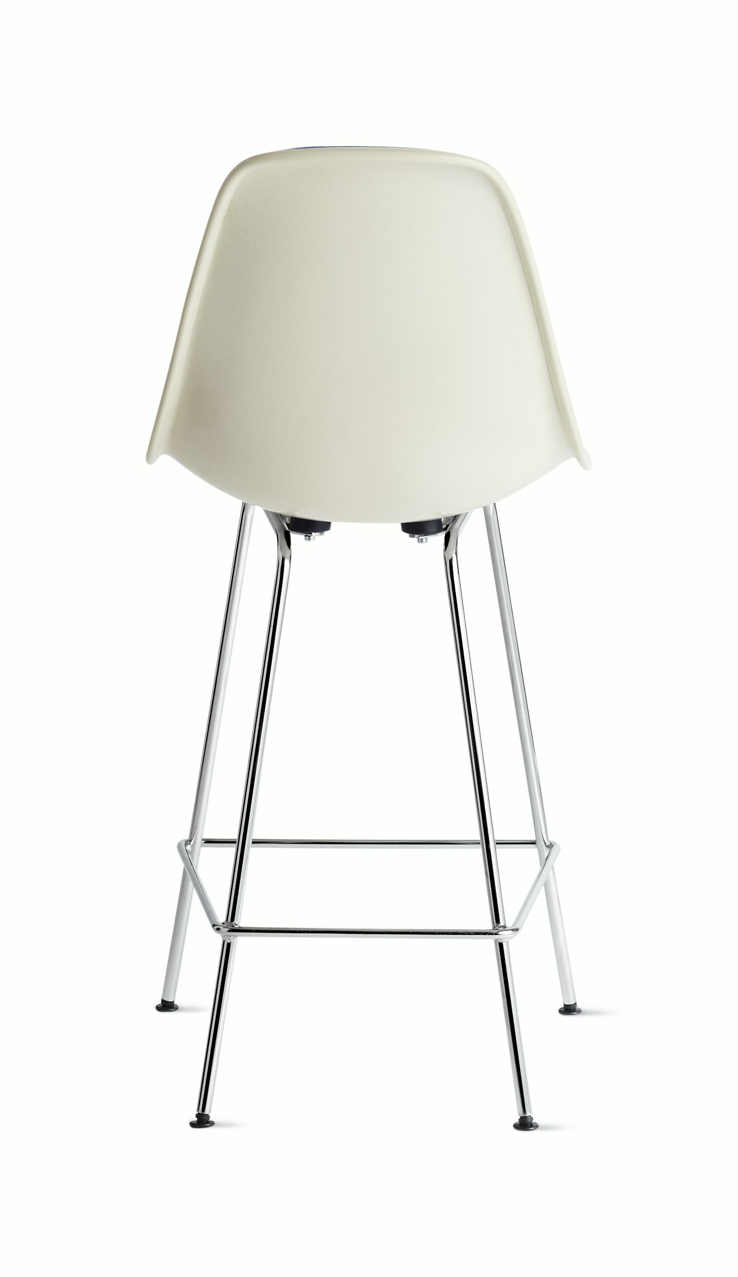 Eames Upholstered Molded Fiberglass Stool