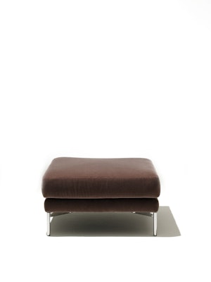 Divina Lounge Collection Ottoman in Espresso Knoll Velvet