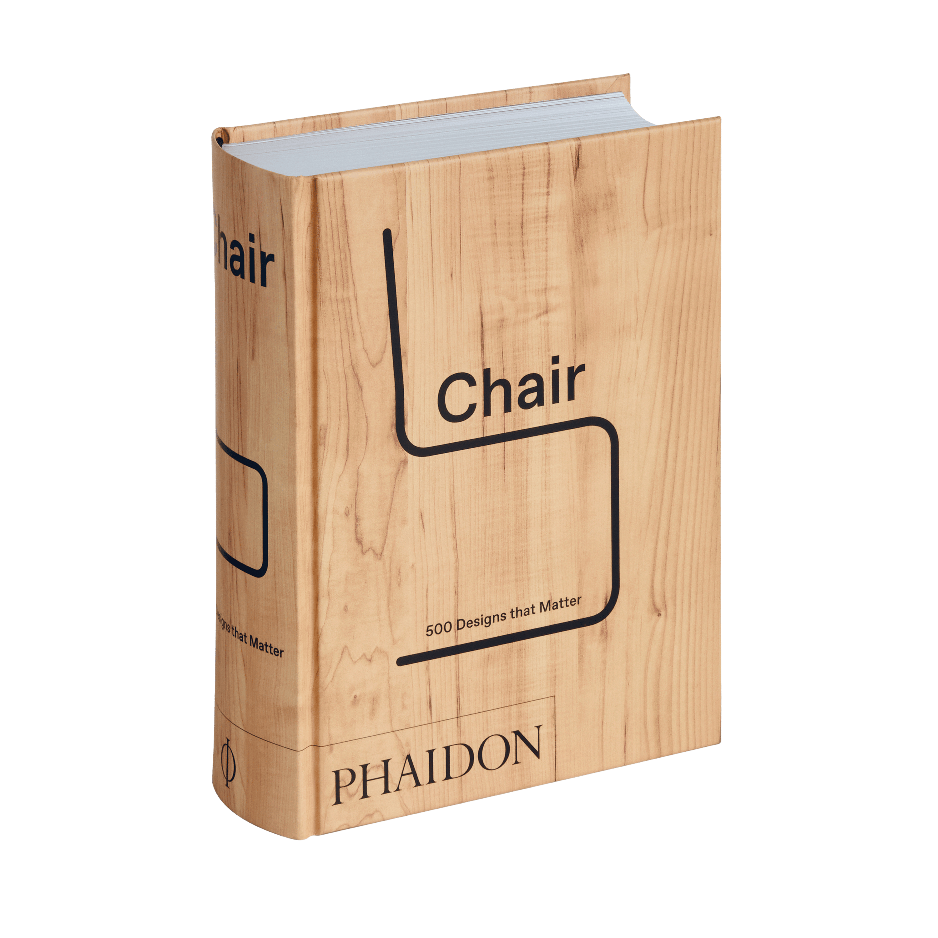 A Chair: 500 Designs That Matter viewed from an angle.