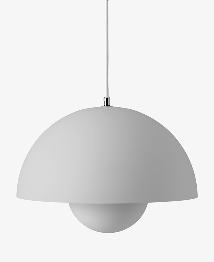 VP9 Flowerpot Portable Lamp - Matte Light Grey