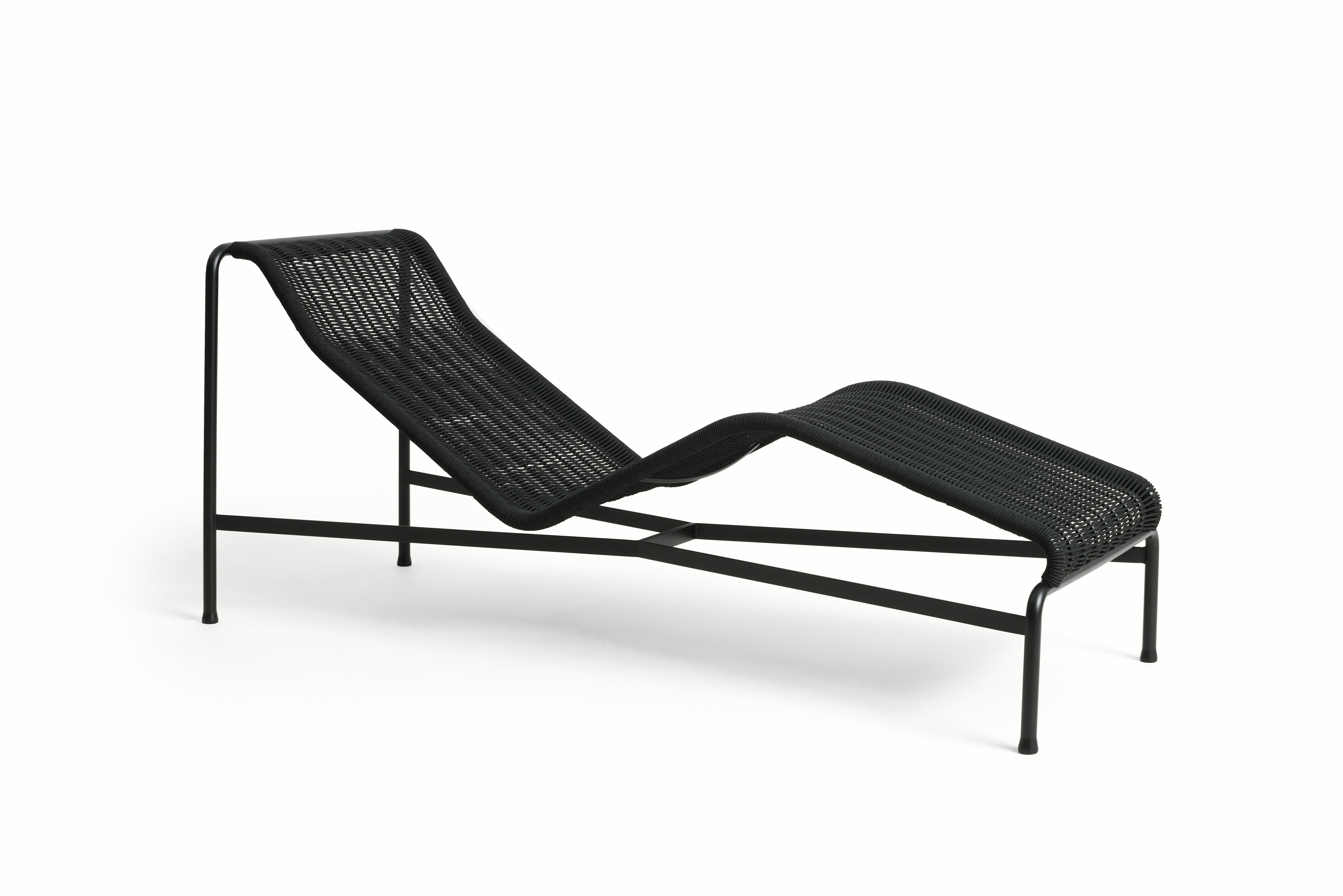 Palissade Cord Chaise Lounge - Anthracite