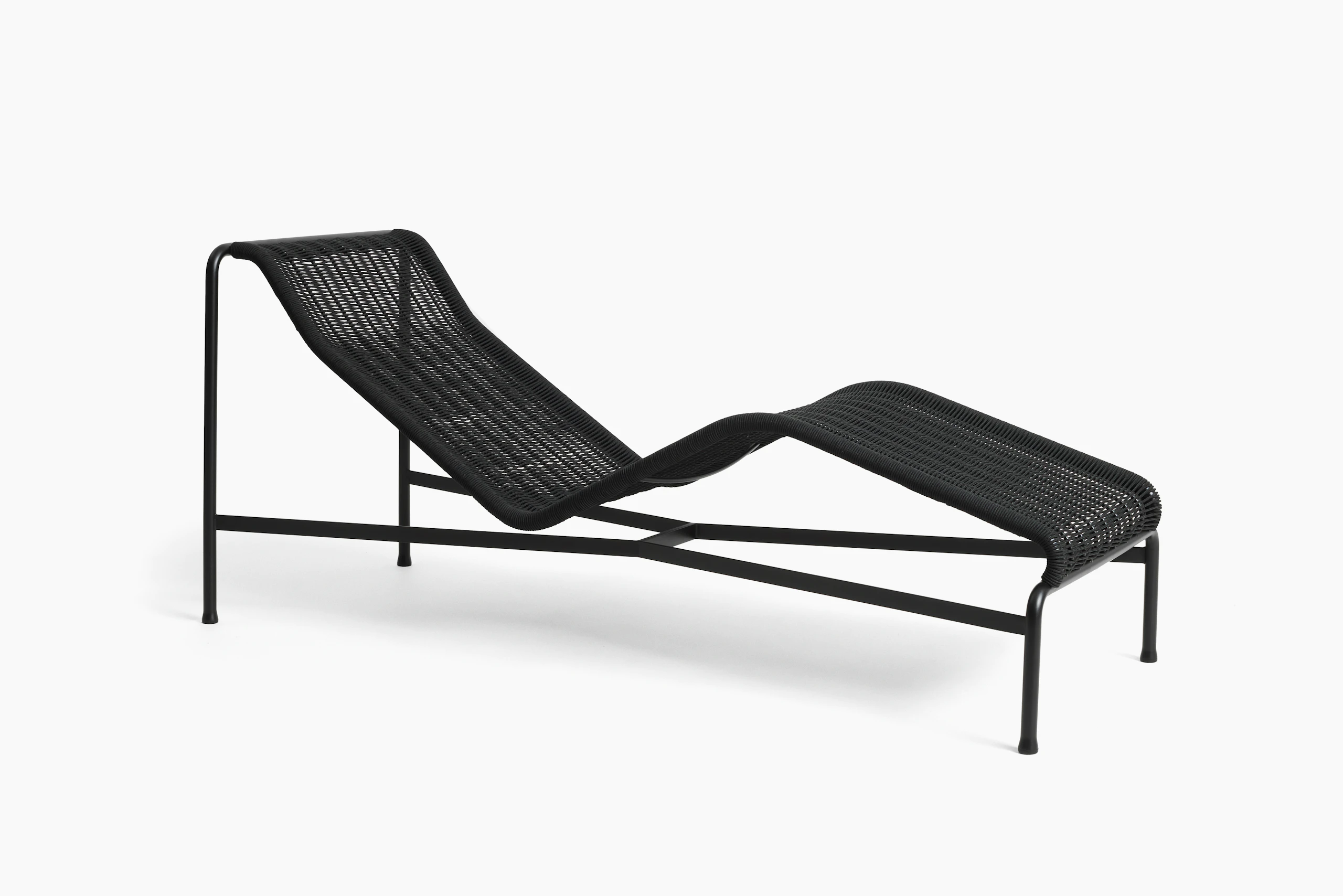 Palissade Cord Chaise Lounge - Anthracite