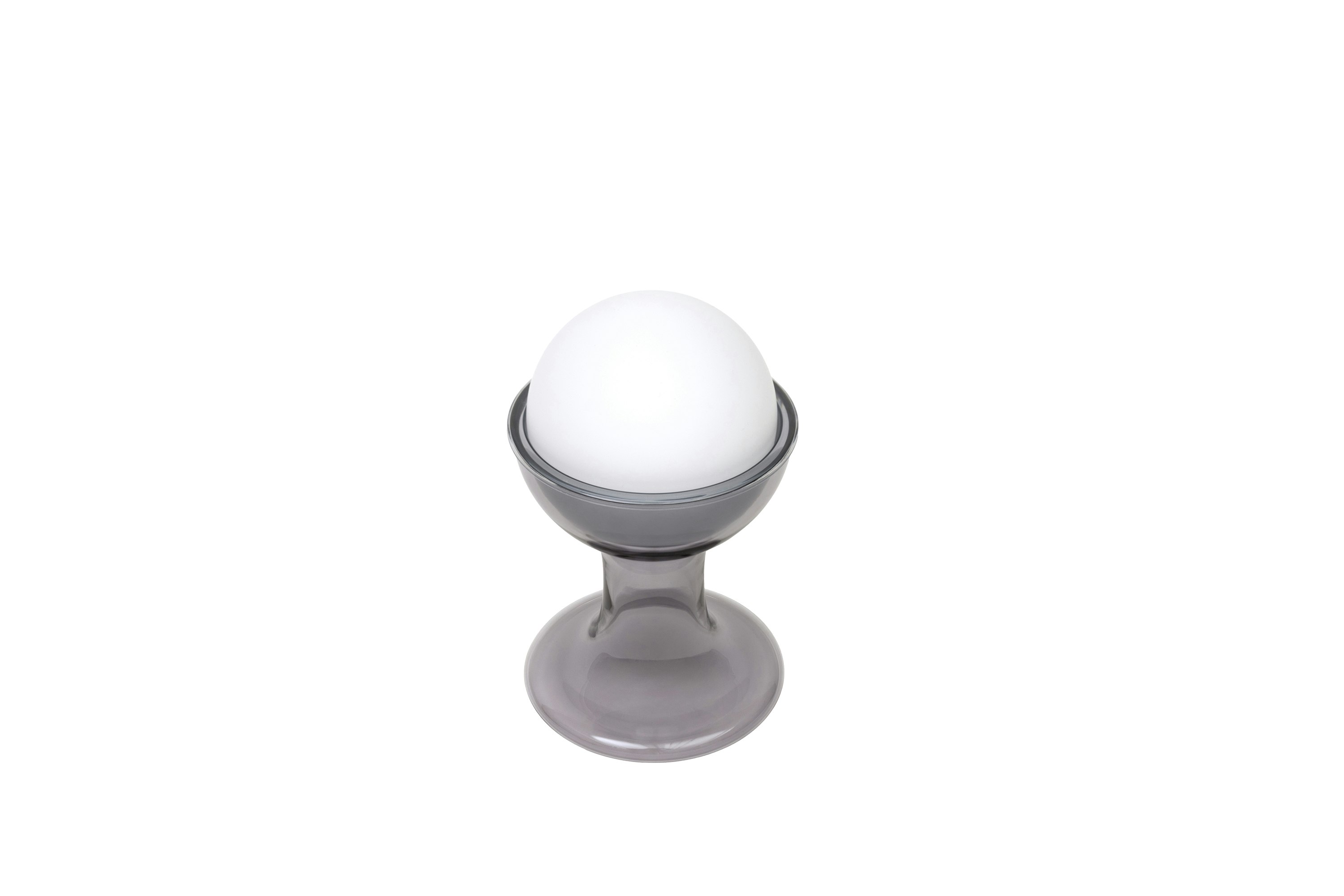 Gelato Portable Lamp  in Smoke shown from the front