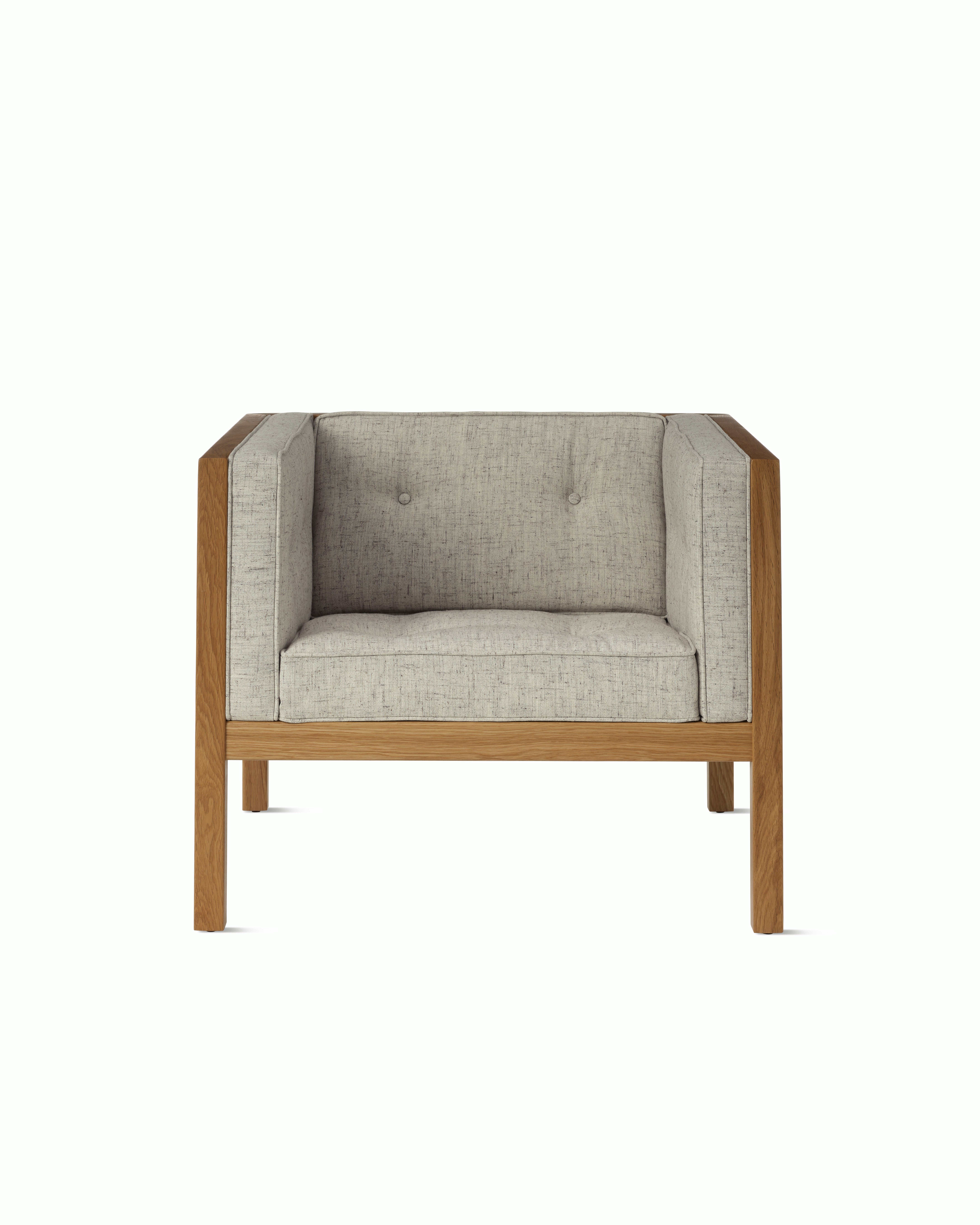 Cube Armchair - Rowan,  Kingdom,  Oak