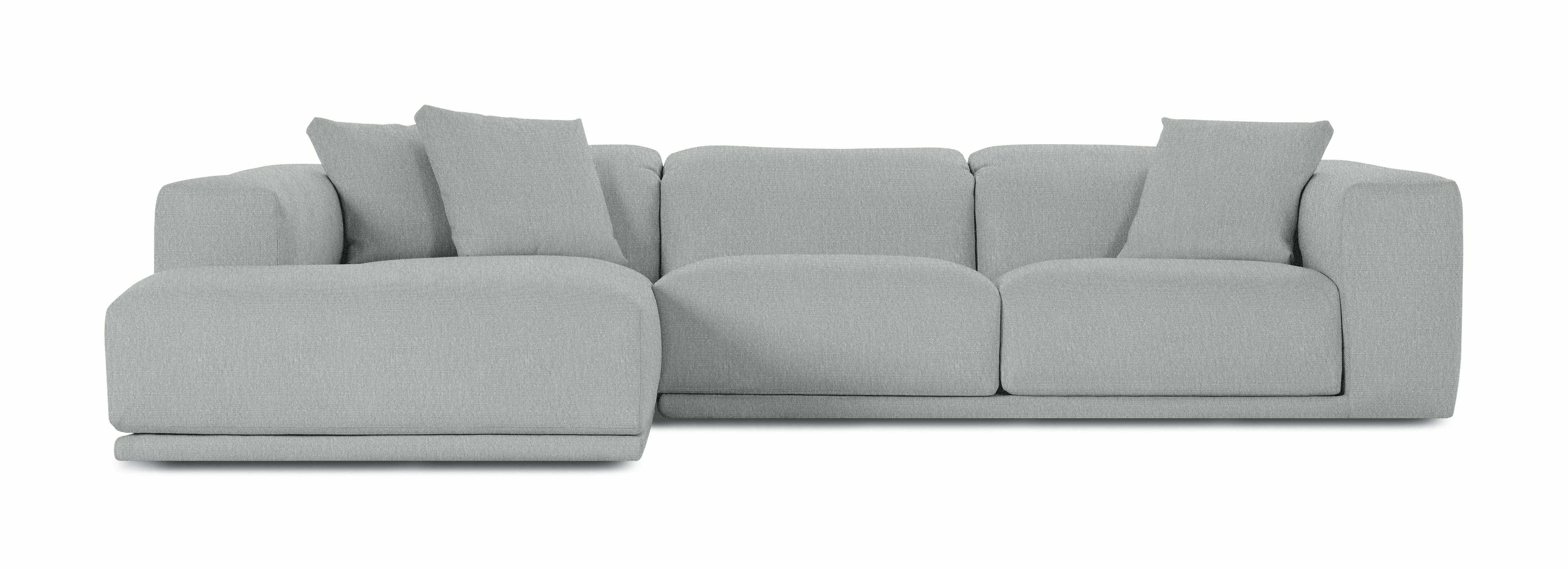 Kelston Sectional Chaise Left - Album Linen,  Powder
