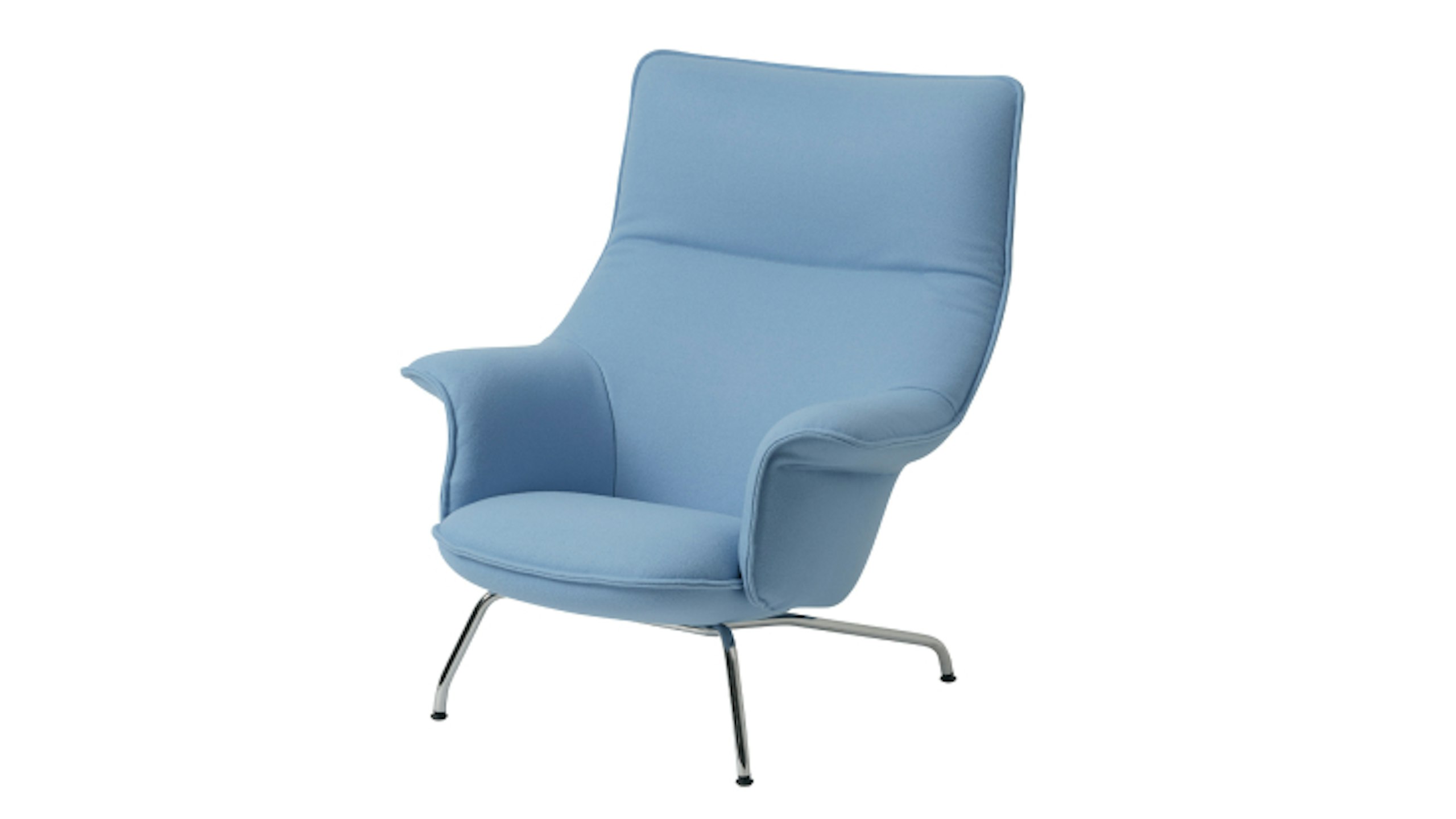Blue Doze Lounge Chair by Muuto.