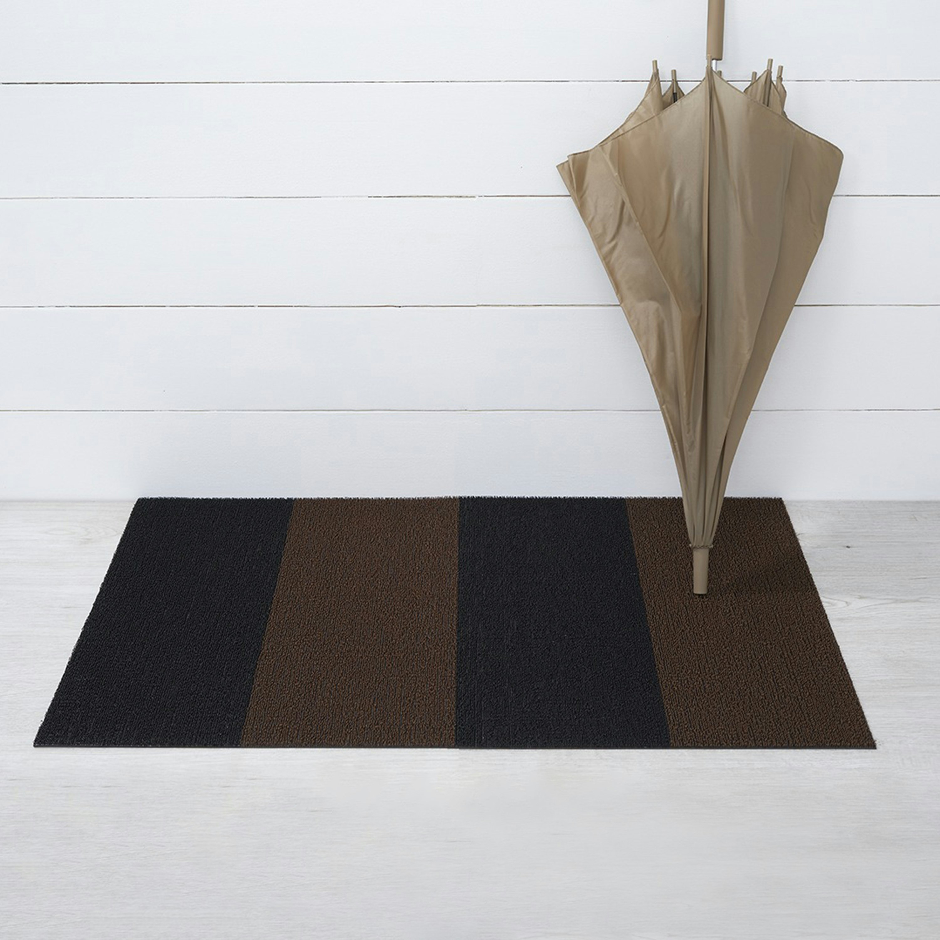 Duo Stripe Shag Mat