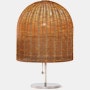 Bell Wicker Table Lamp - Rattan