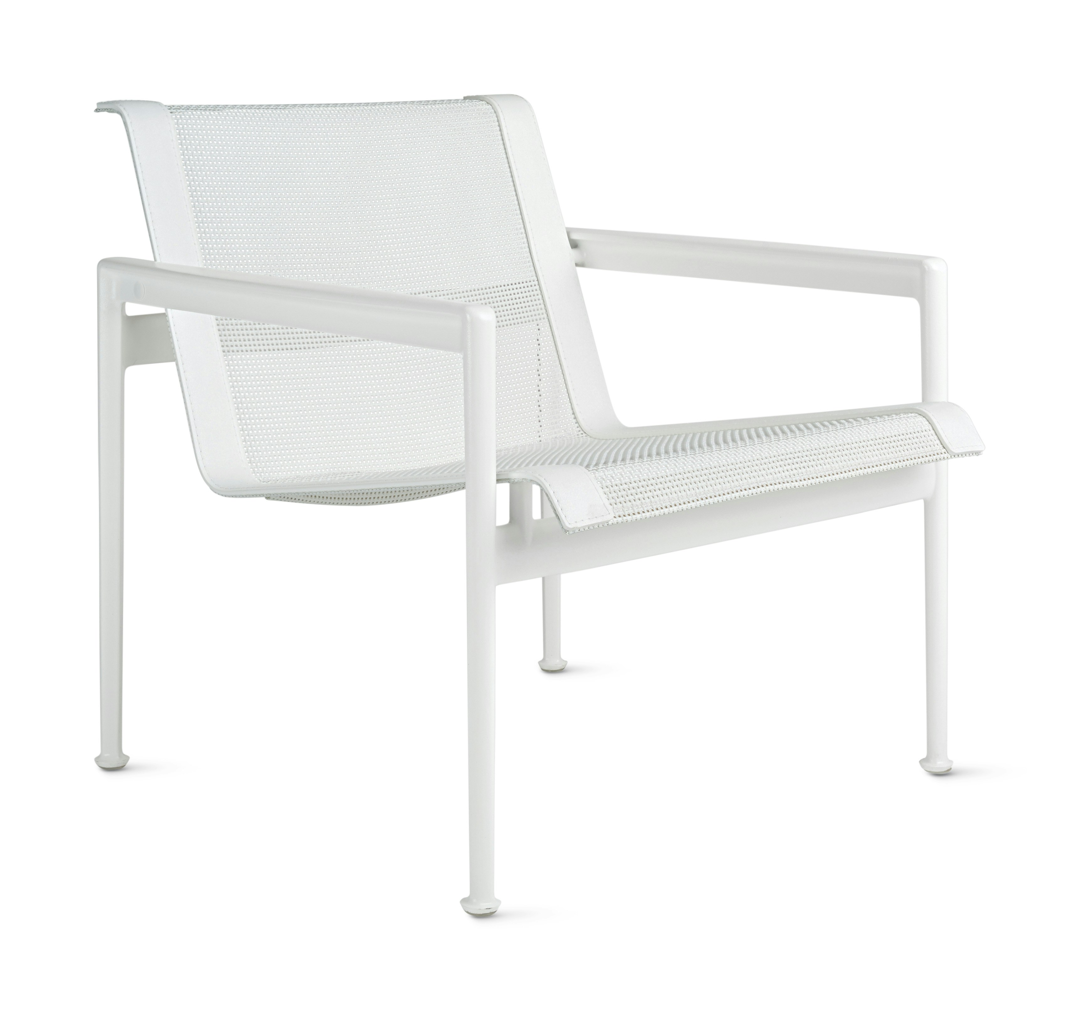 1966 Lounge Chair With Arms - White