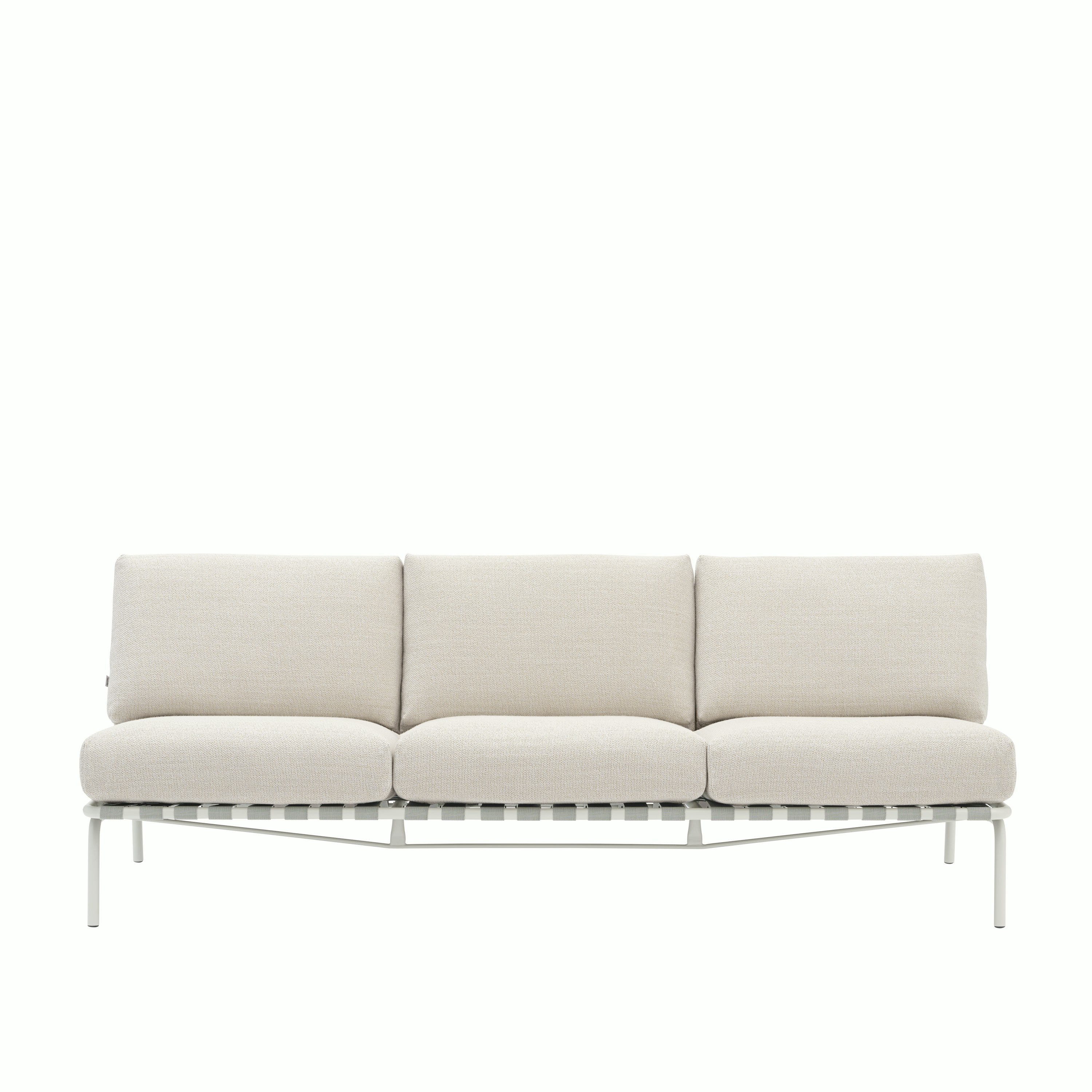 A Settle Sofa in Laze 1, Grey.