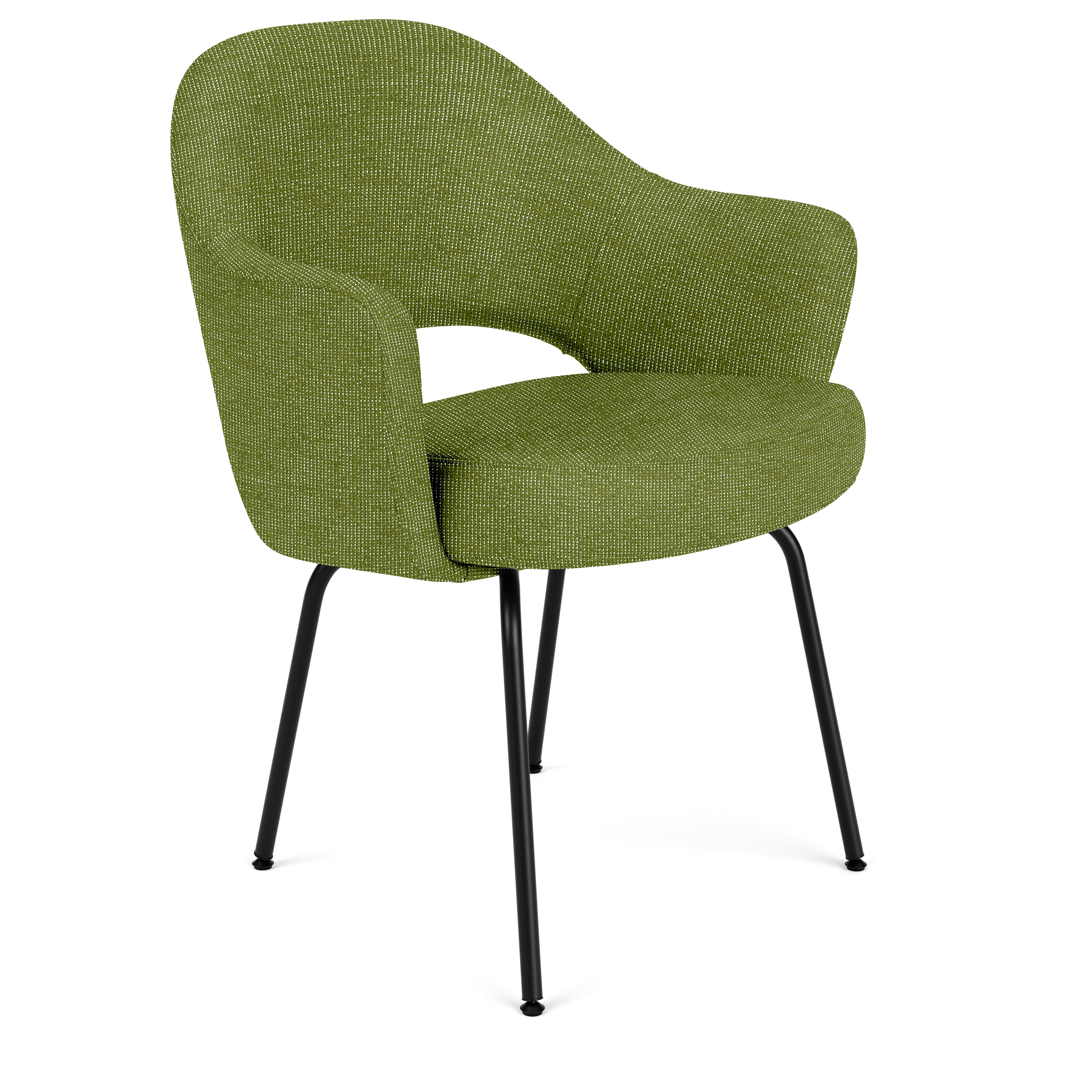 Saarinen Executive Armchair - Prestini,  Green / White,  Black