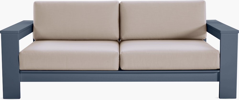 Pepin Sofa - ash-blue,   flax