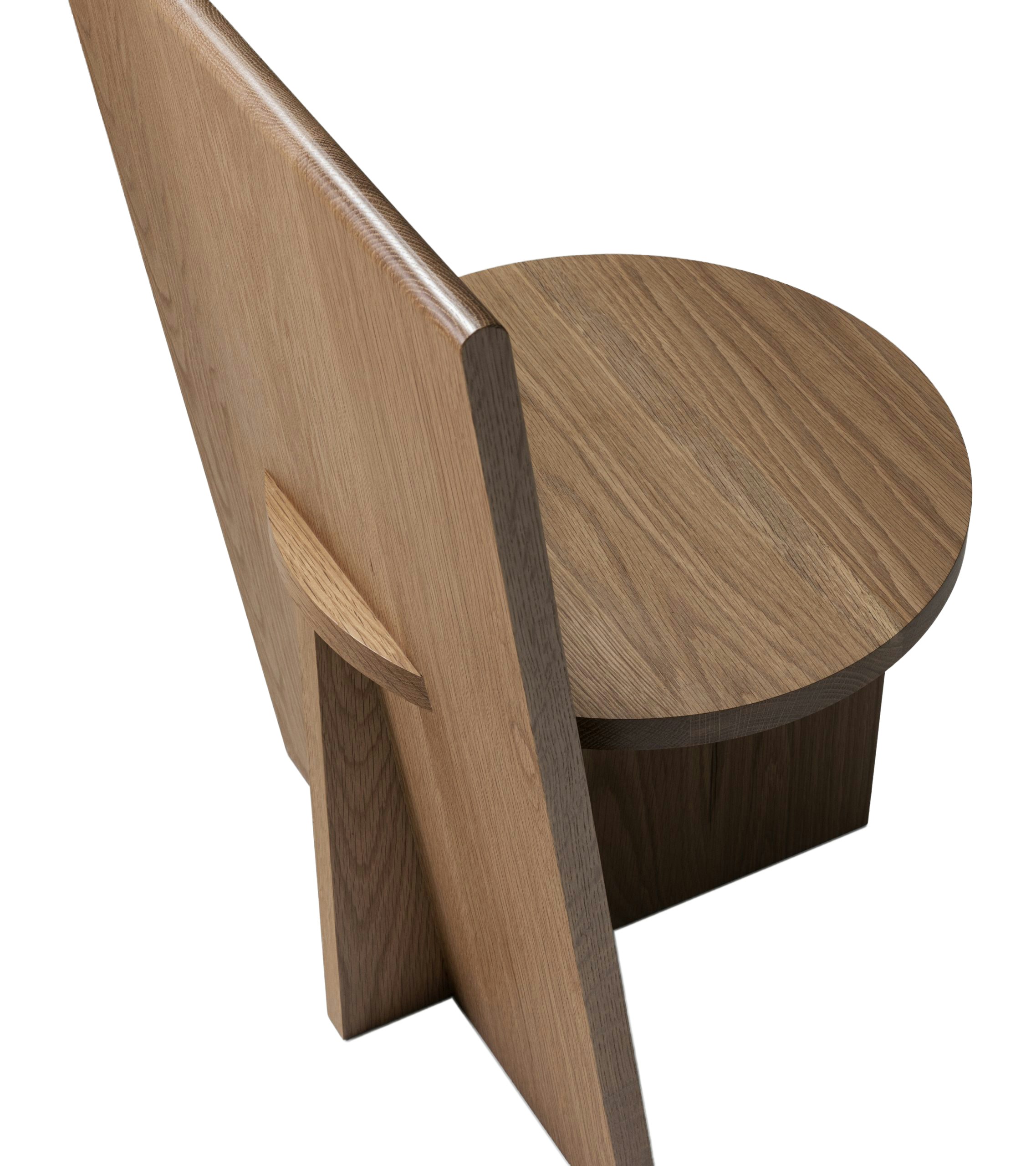 Three Plane Chair - White Oak