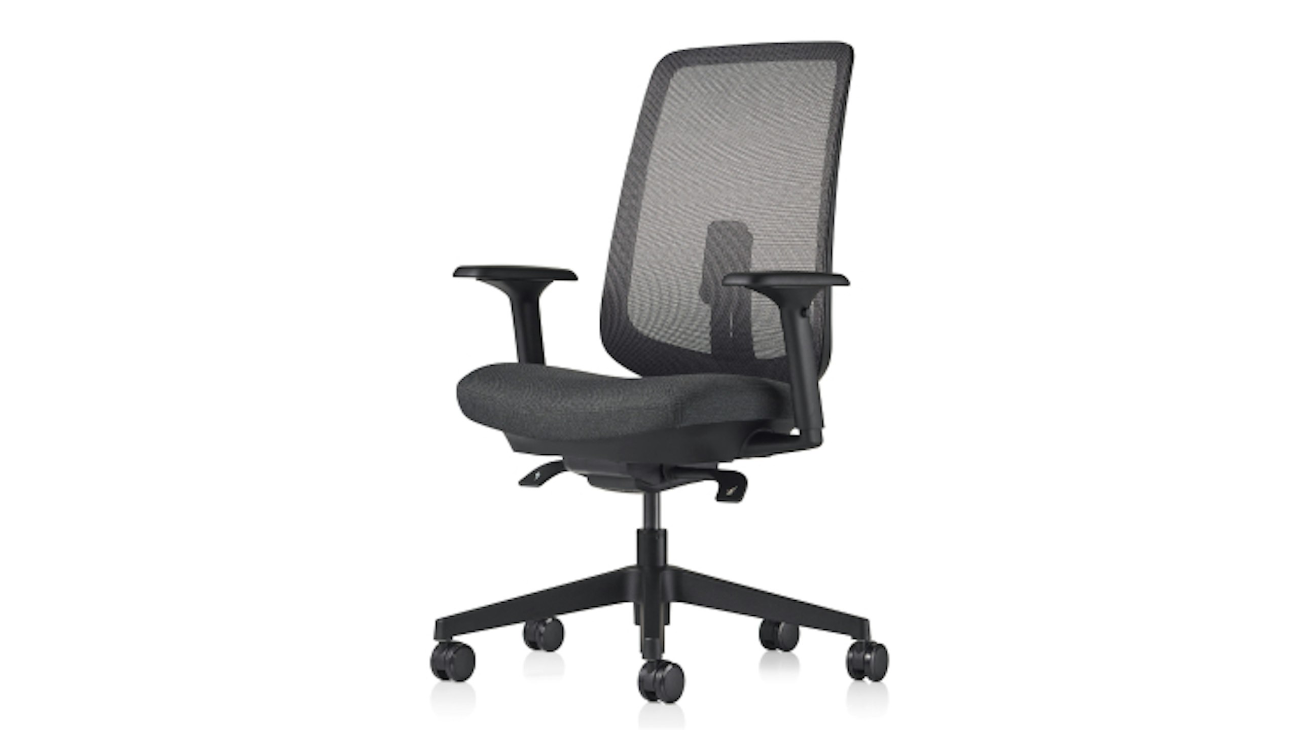 Black Verus Chair by Herman Miller.