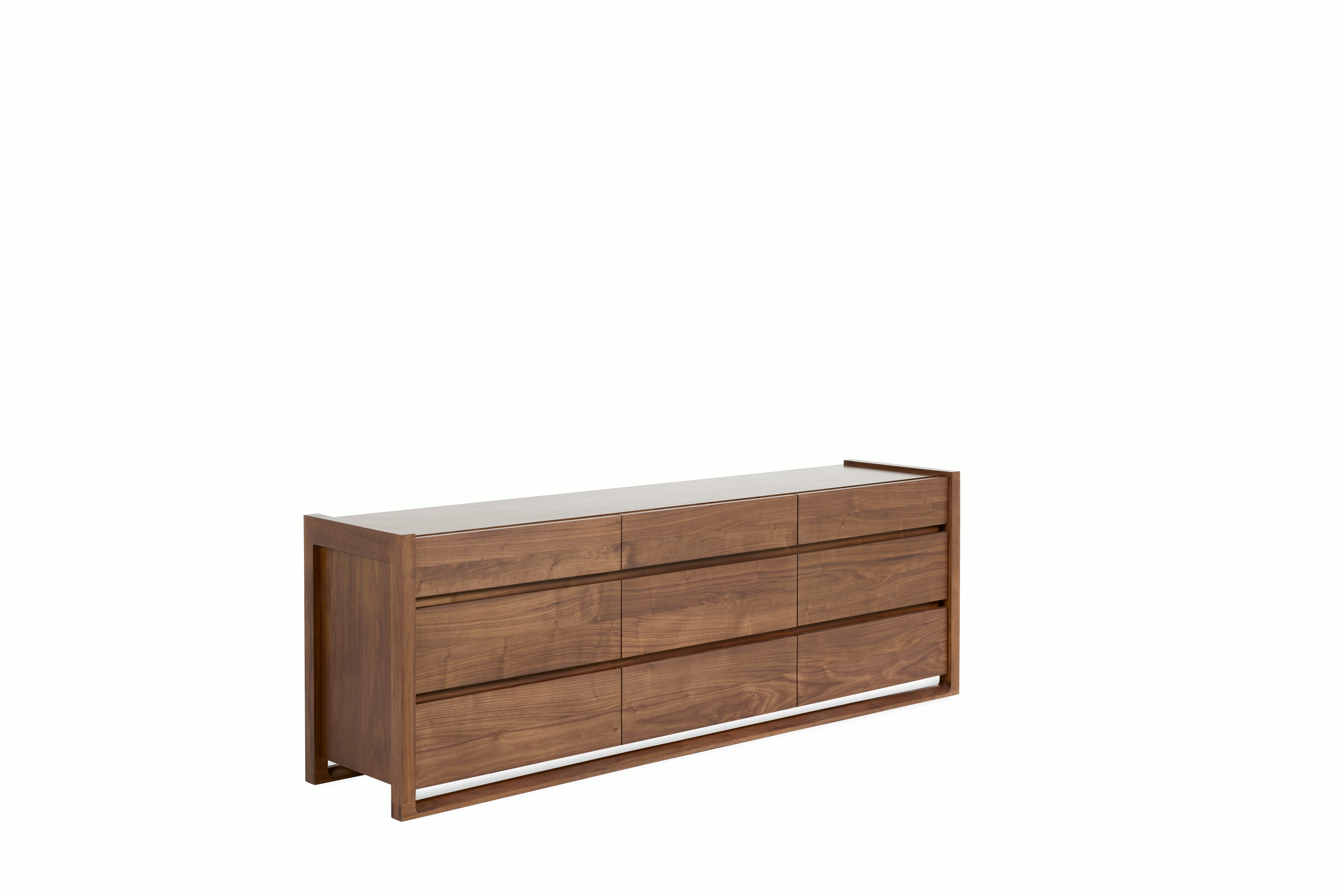 Matera Dresser - Nine Drawer,  Walnut