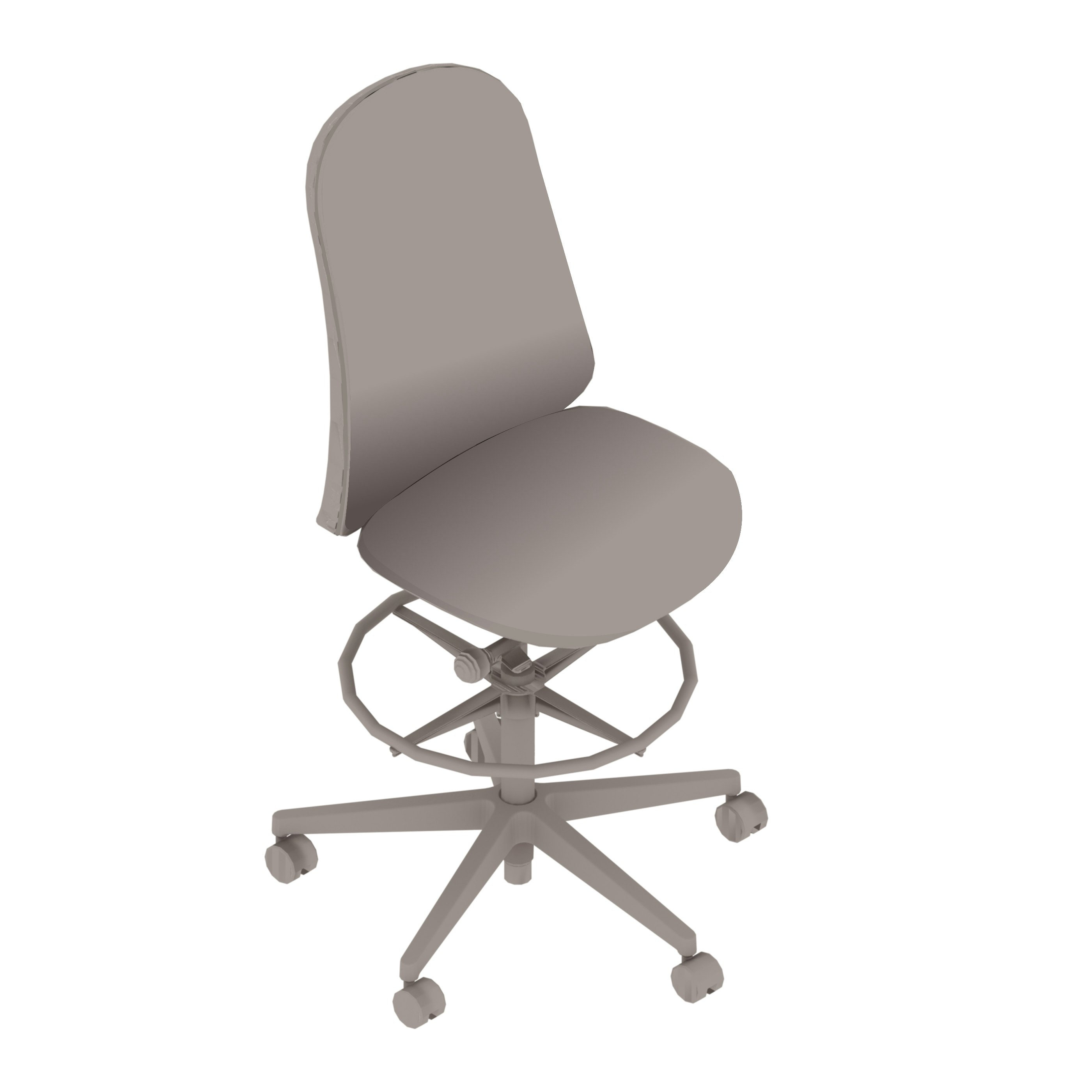 A generic rendering - Lino Stool | Armless