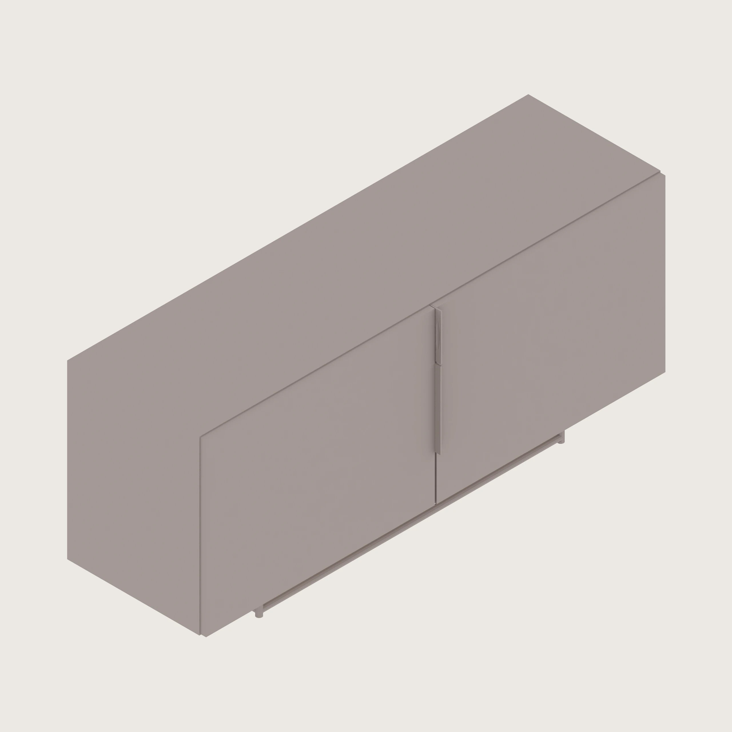 A generic rendering - Domino Credenza | 2 Units Wide