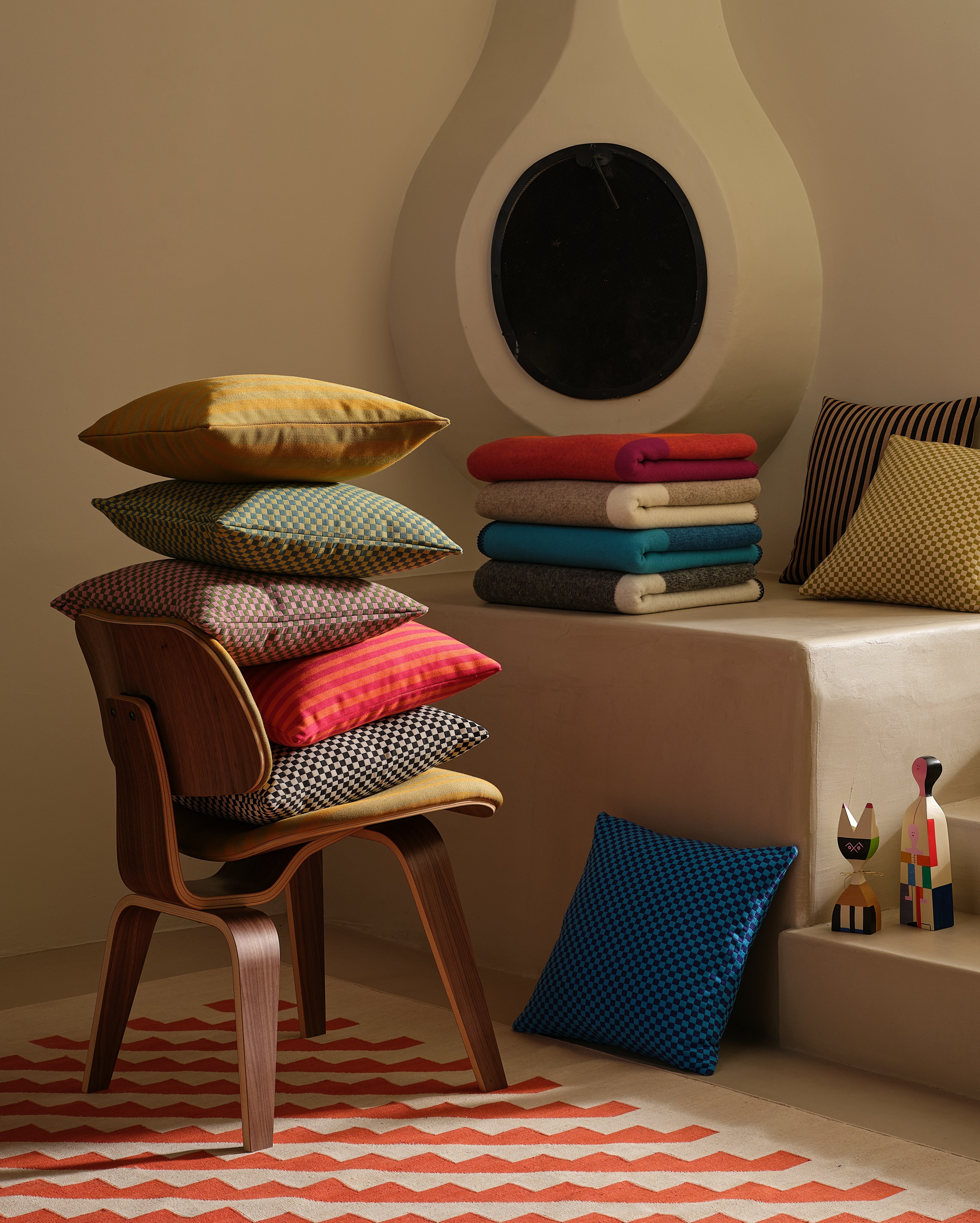 Alexander Girard textiles and pillows