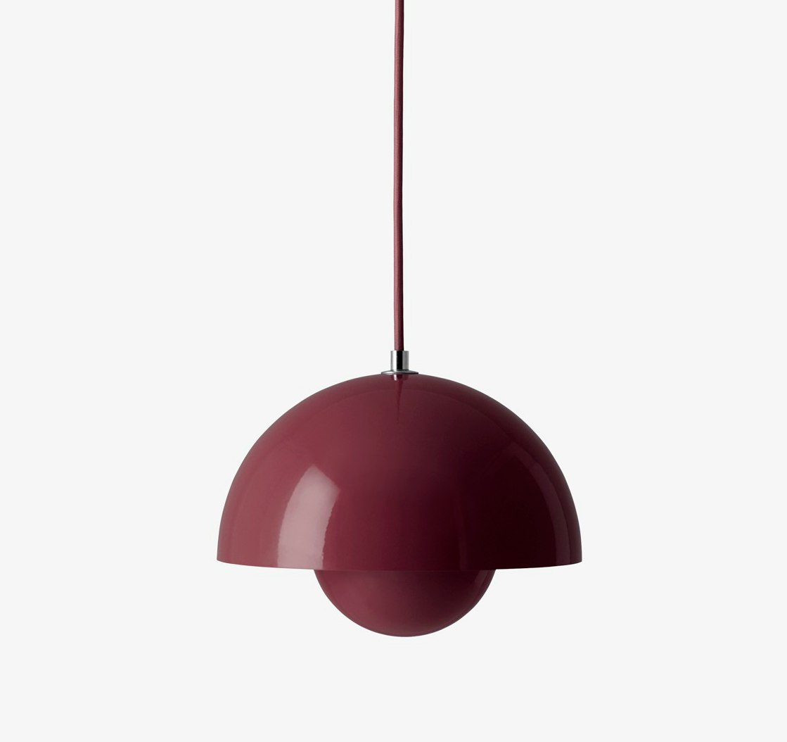 VP1 Flowerpot Pendant - Dark Plum
