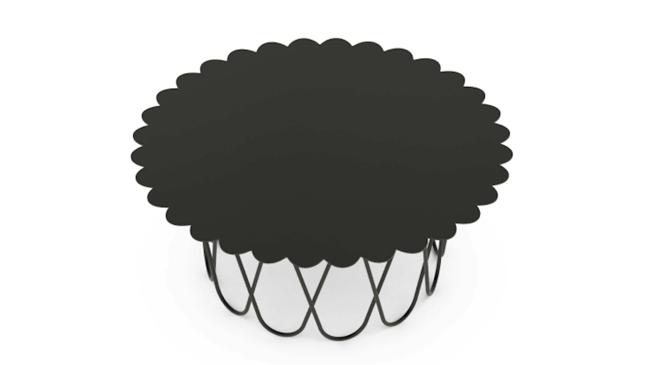 Black Girard Flower Table by Herman Miller.