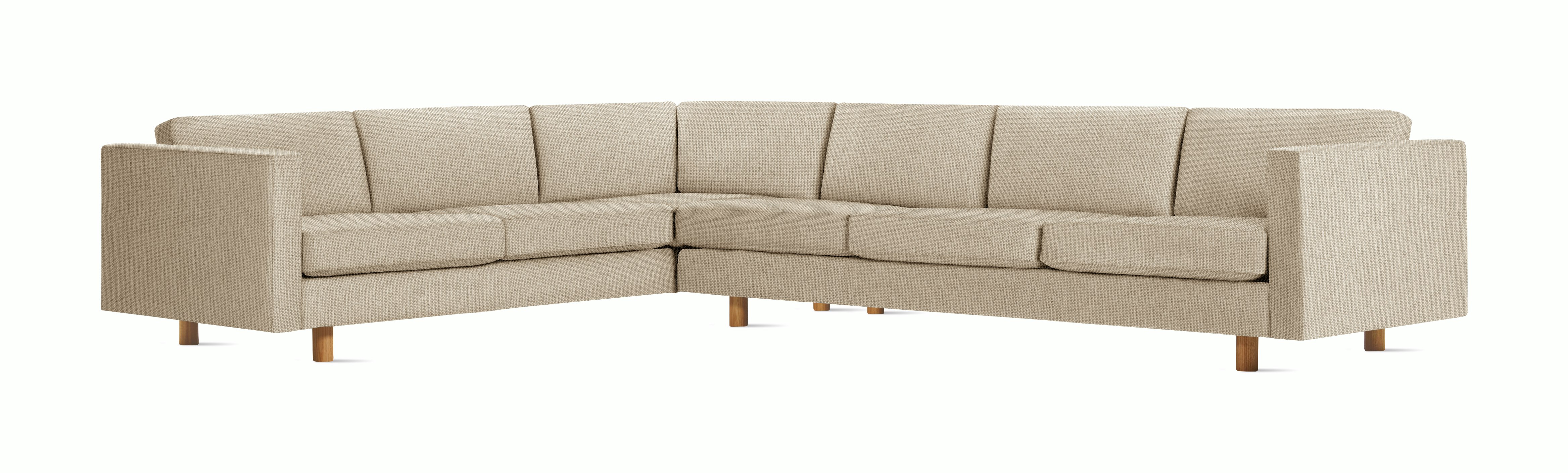 Lispenard Corner Sectional - 15 H,  Left,  Mode - Basket,  Oak